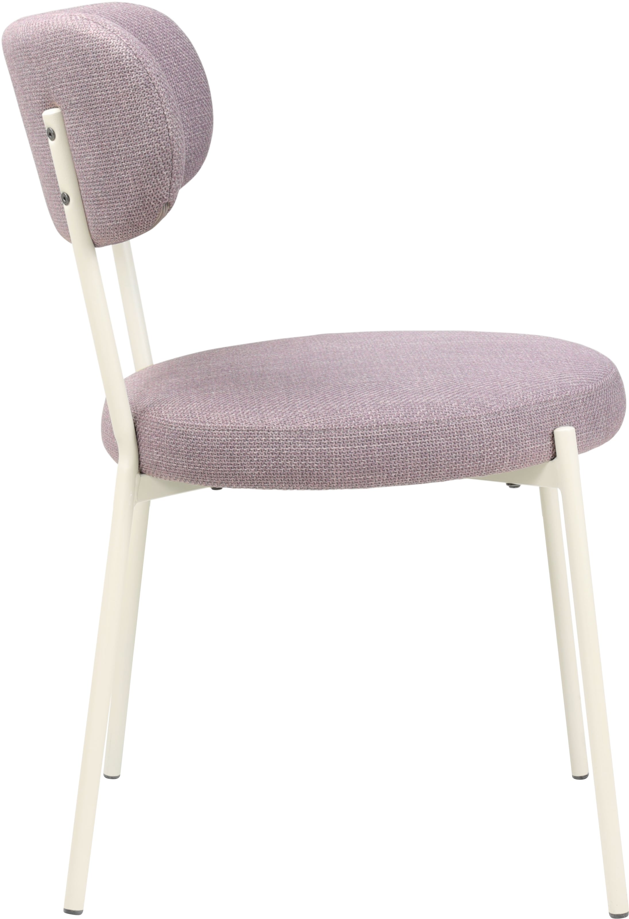 TOM TAILOR HOME 4-Fussstuhl »SOFT PAD CHAIR«, (Set), 2 St., Webstoff, Esszimmerstuhl, 4-Fussgestell, mit Rückenausschnitt