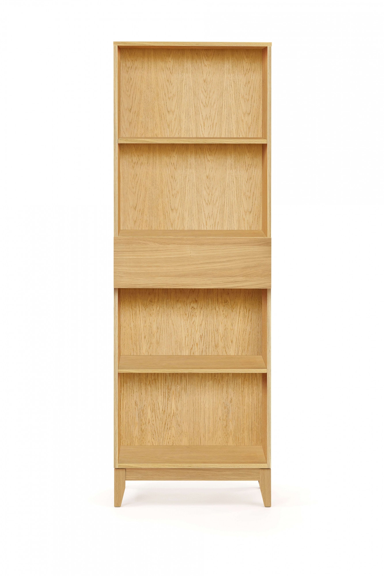 Woodman Bücherregal »Elinee«, im angesagten skandinavischen Look, aus Eichenfurnier