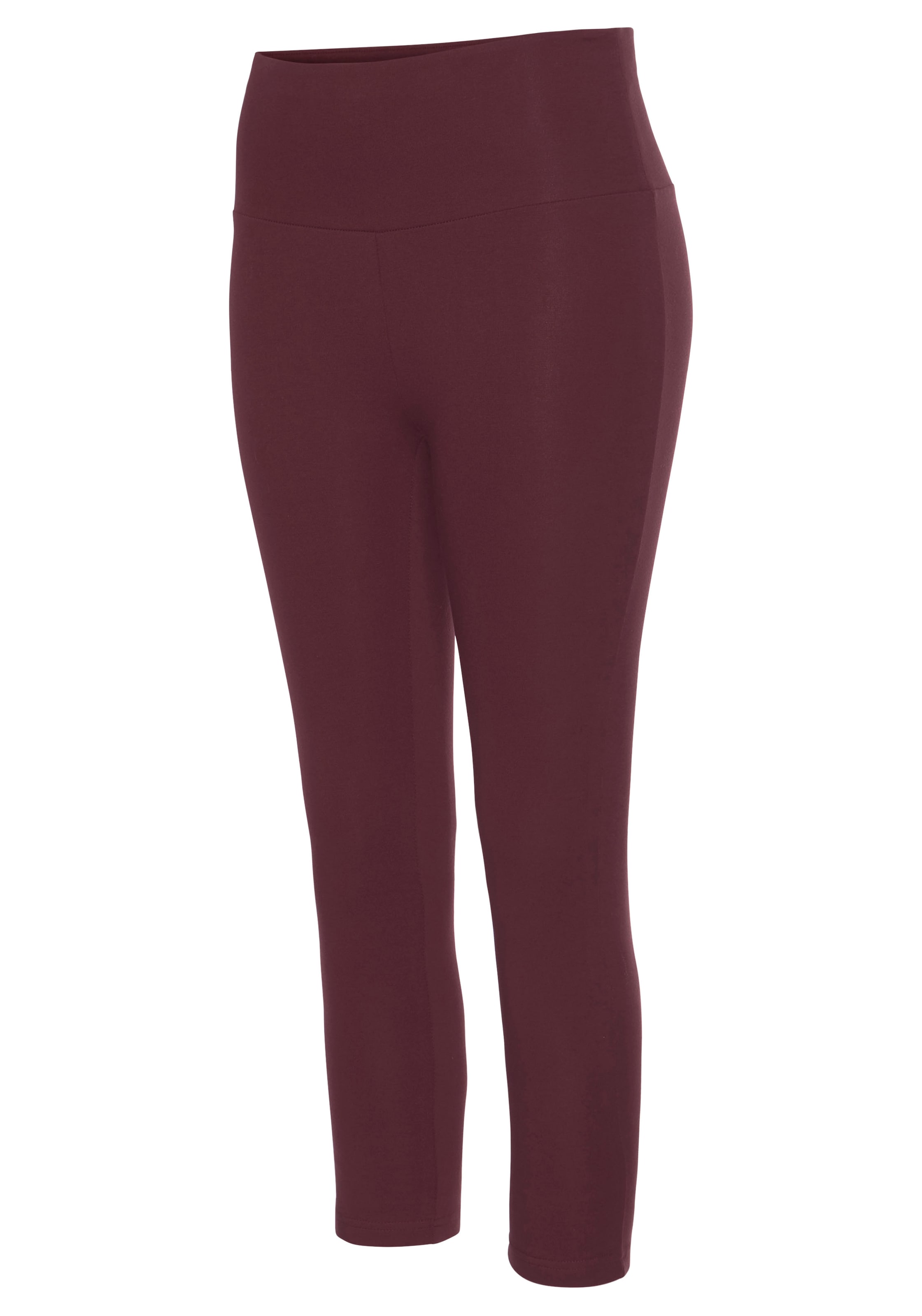 LASCANA Caprileggings, mit breitem weichem Bündchen, Loungewear