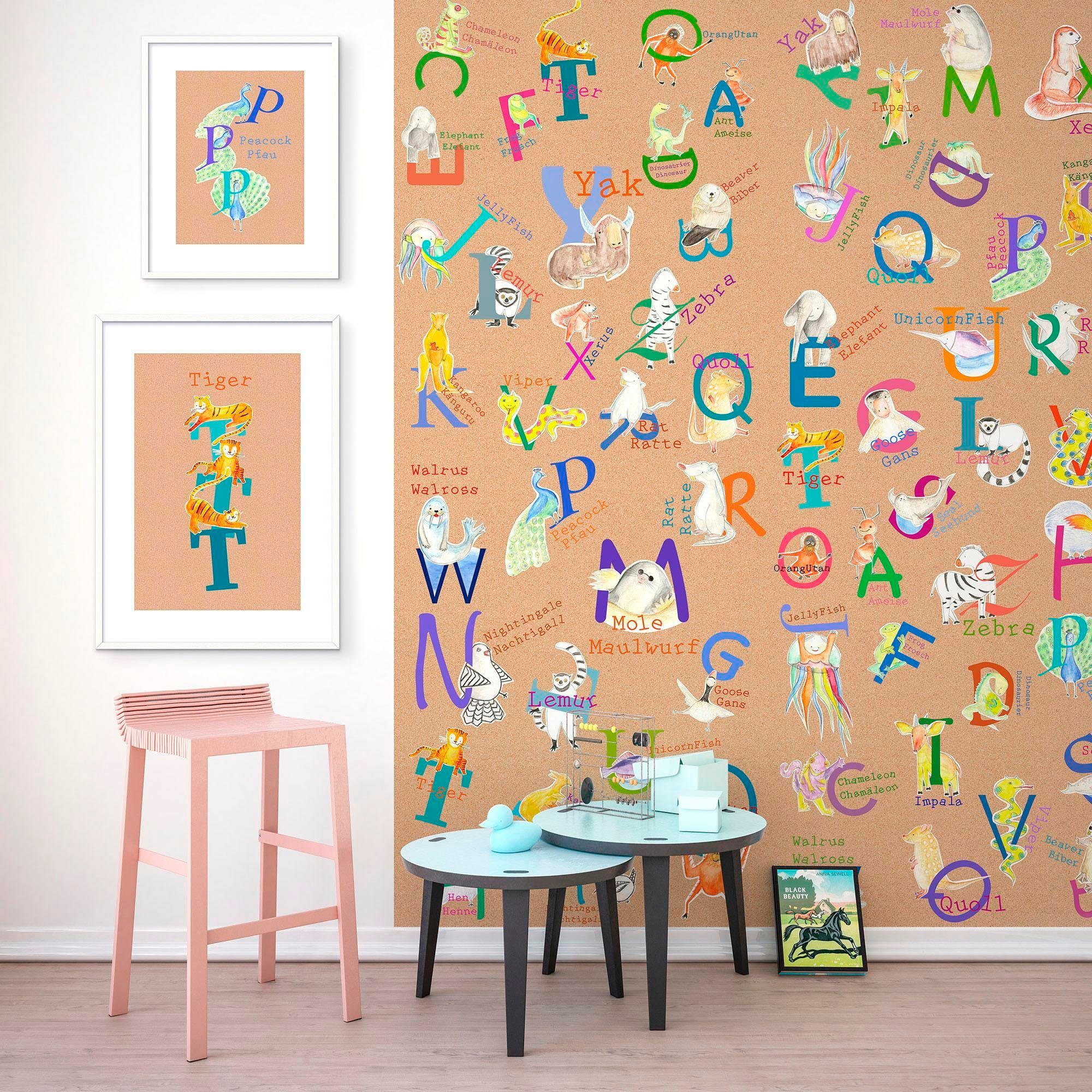 ❤ Komar Poster im Kinderzimmer, entdecken »ABC Jelmoli-Online (1 Wohnzimmer Buchstaben, Animal St.), Schlafzimmer, Shop R«