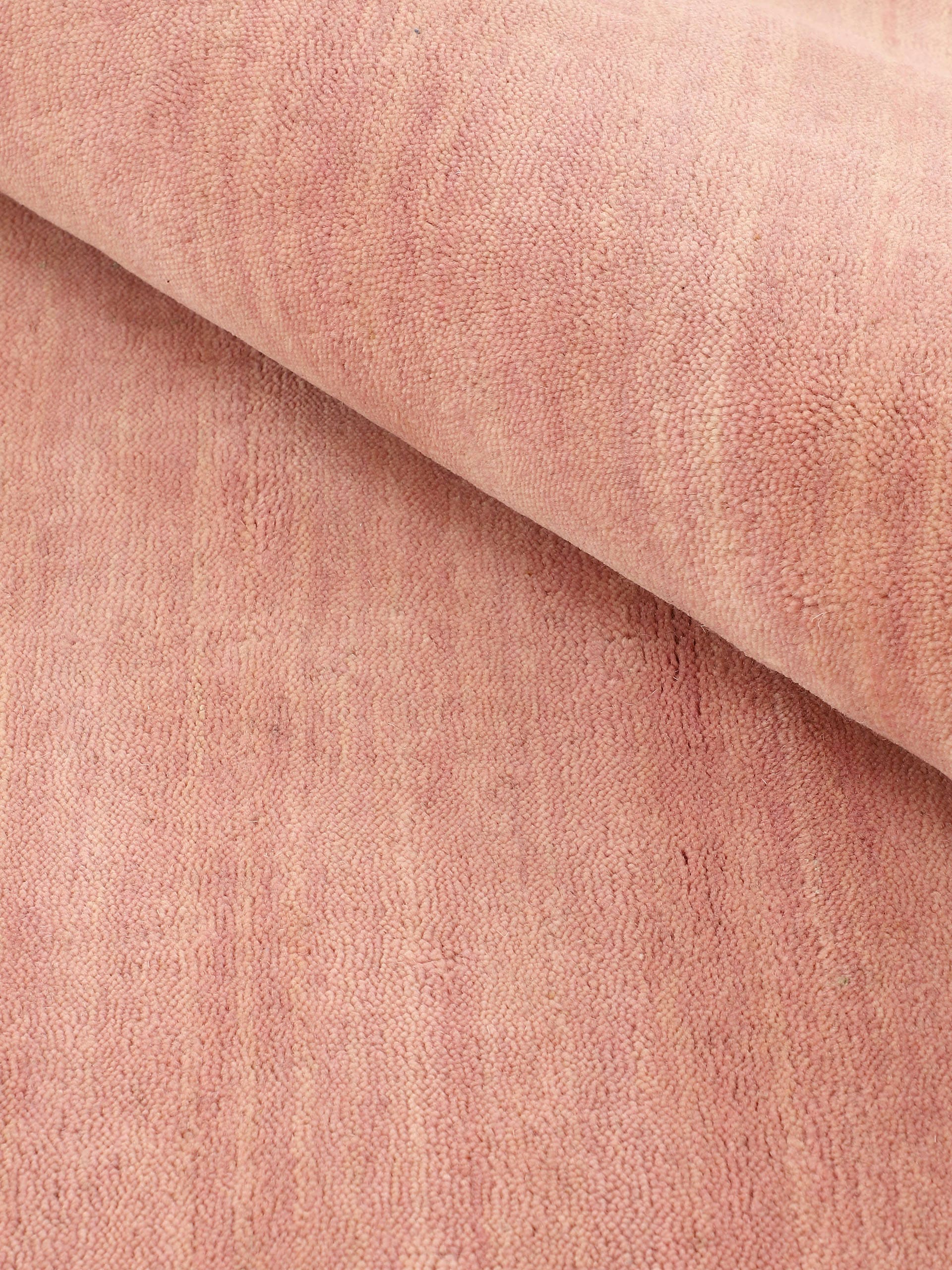 carpetfine Wollteppich »Gabbeh Uni«, rund, 15 mm Höhe, reine Wolle handgewebt, Gabbeh Tiermotiv warmes Raumklima viele Grössen