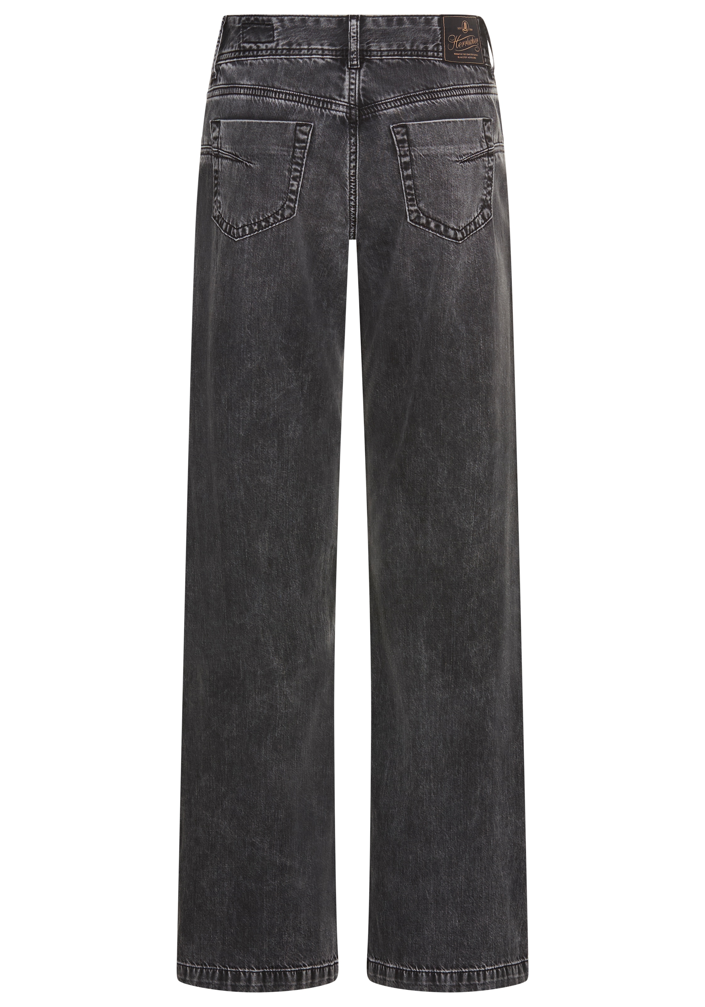 Herrlicher 5-Pocket-Jeans »Edna Denim Black«, mit ausgestelltem Bein