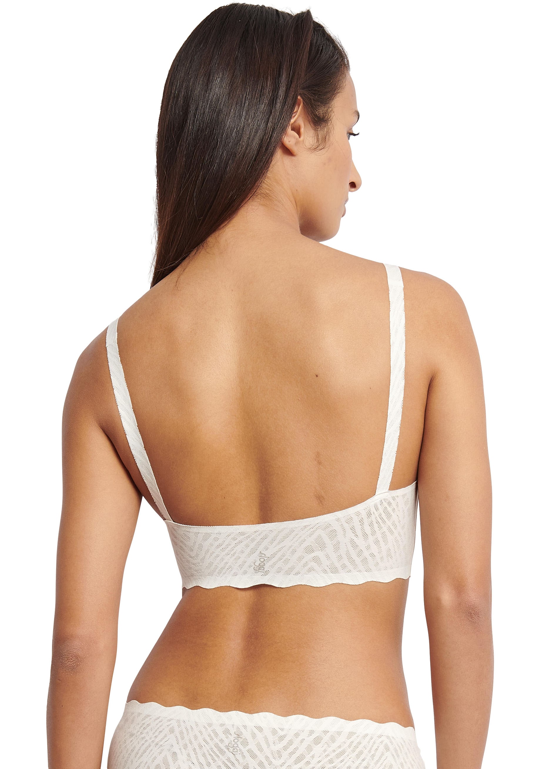 sloggi Bustier »ZERO Feel Bliss«, Stretch-Spitze, herausnehmbare Pads, bequem