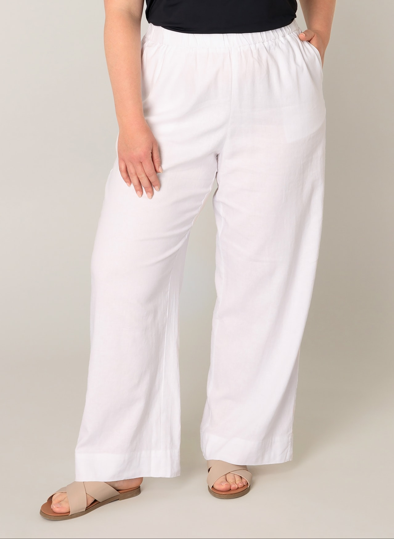 Base Level Curvy Leinenhose »Yula«