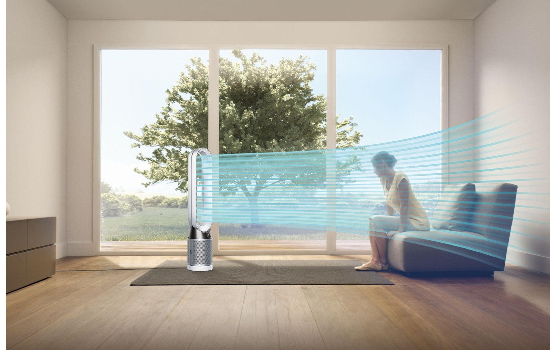 DYSON Luftreiniger »Pure Cool Tower 27 m², silberfarben«, für 27 m² Räume