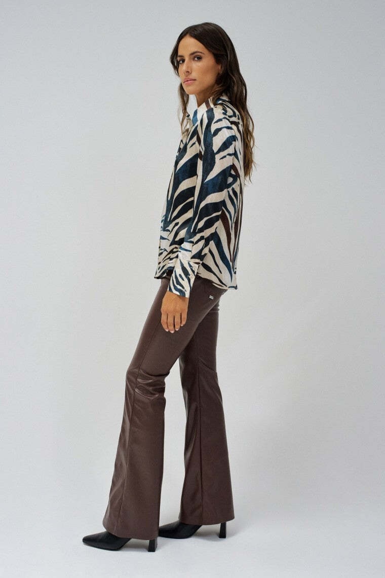 Salsa Langarmbluse »Salsa Jeans Langarmbluse Satin Basic Shirt«