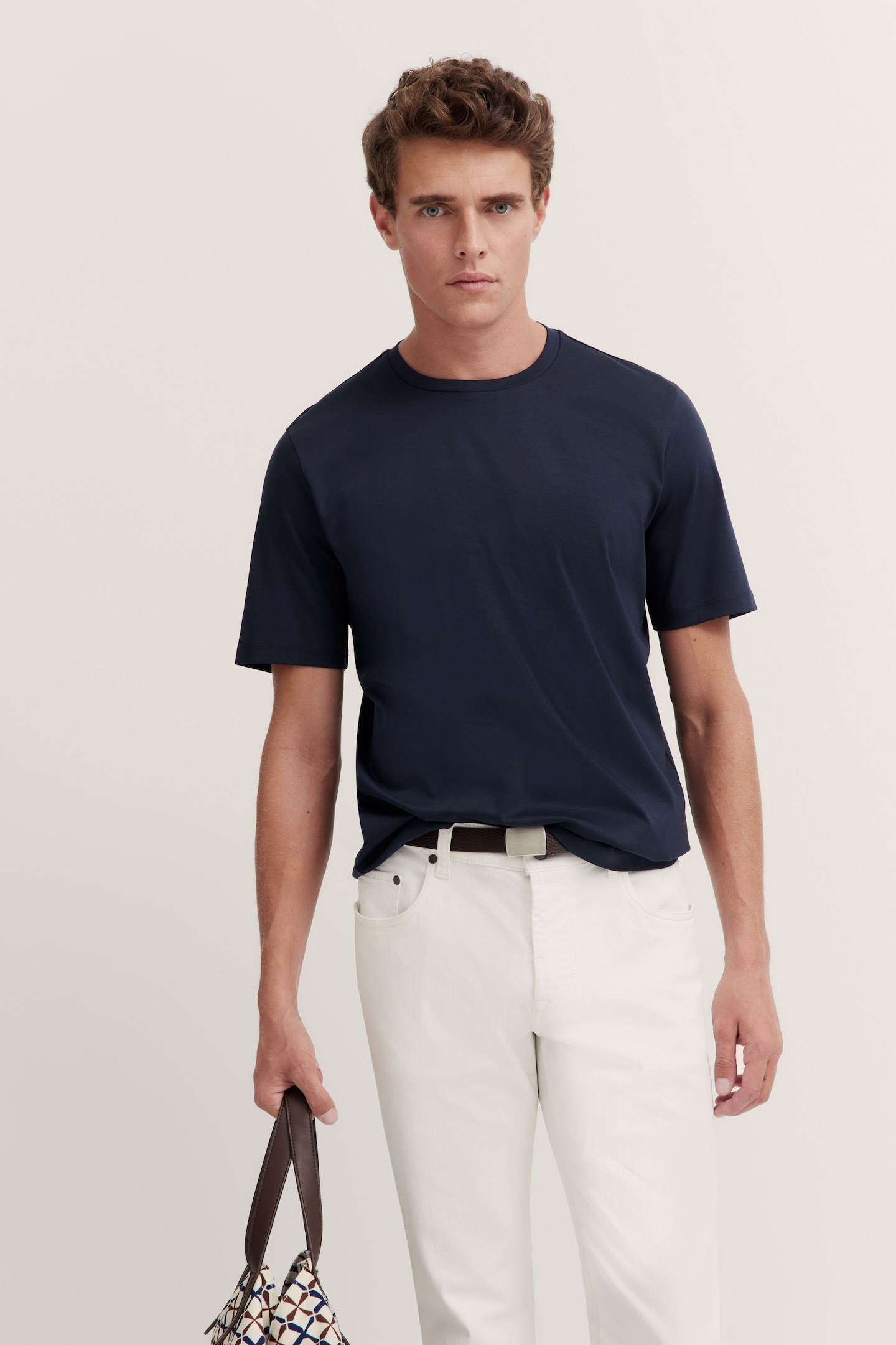 bugatti T-Shirt aus Baumwolle