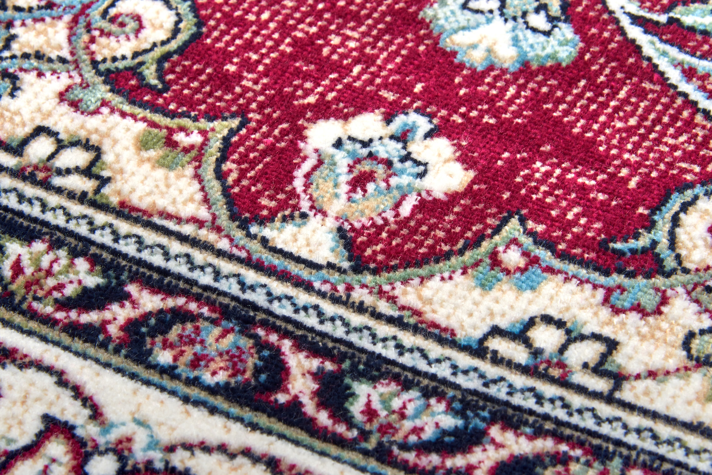 freundin Home Collection Teppich »Almas«, rechteckig, 3 mm Höhe, Orient-Design, Vintage-Look, Fransen, pflegeleicht, strapazierfähig