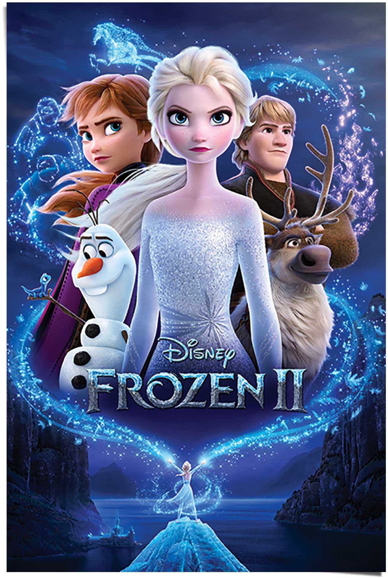 ❤ Reinders! Poster »Frozen 2 Filmplakat - Disney - Elsa - Anna«, (1 St.)  kaufen im Jelmoli-Online Shop | Leinwandbilder
