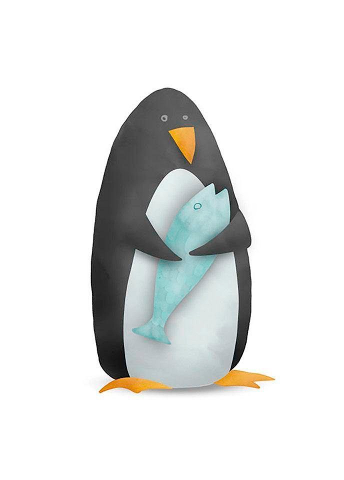 ❤ Komar Poster »Cute Animal Penguin«, Tiere, (1 St.), Kinderzimmer,  Schlafzimmer, Wohnzimmer bestellen im Jelmoli-Online Shop