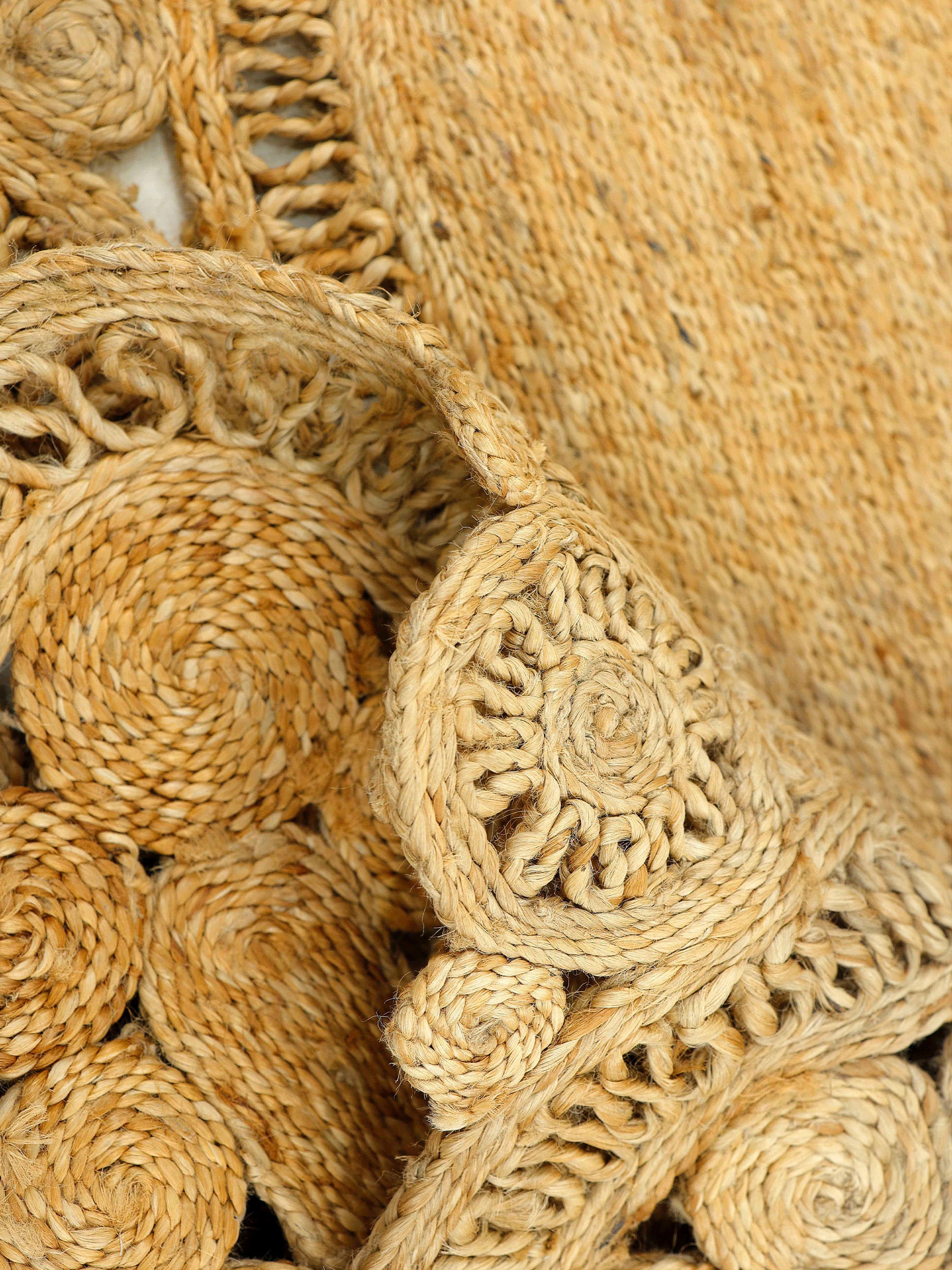 gewebt, rechteckig, Hand Sisalteppich carpetfine | online von Pflanzenmaterial »Juteteppich Boho Jelmoli-Versand bestellen Paul«, natürliches Style