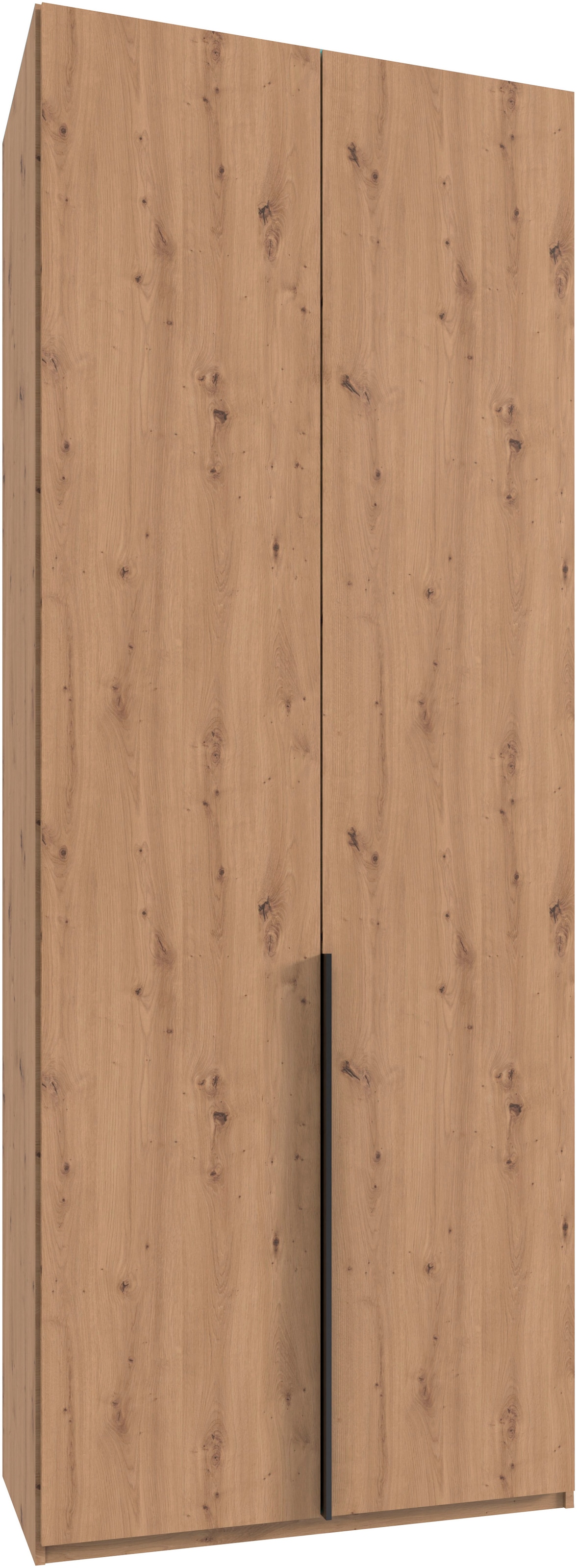 Wimex Kleiderschrank »Mugano,in 5 Breiten,2 Höhen,2 Tiefen, viele Farben, Made in Germany« in Basic oder Premium Ausstattung, mit langen Griffen aus Metall, mit oder ohne Spiegel
