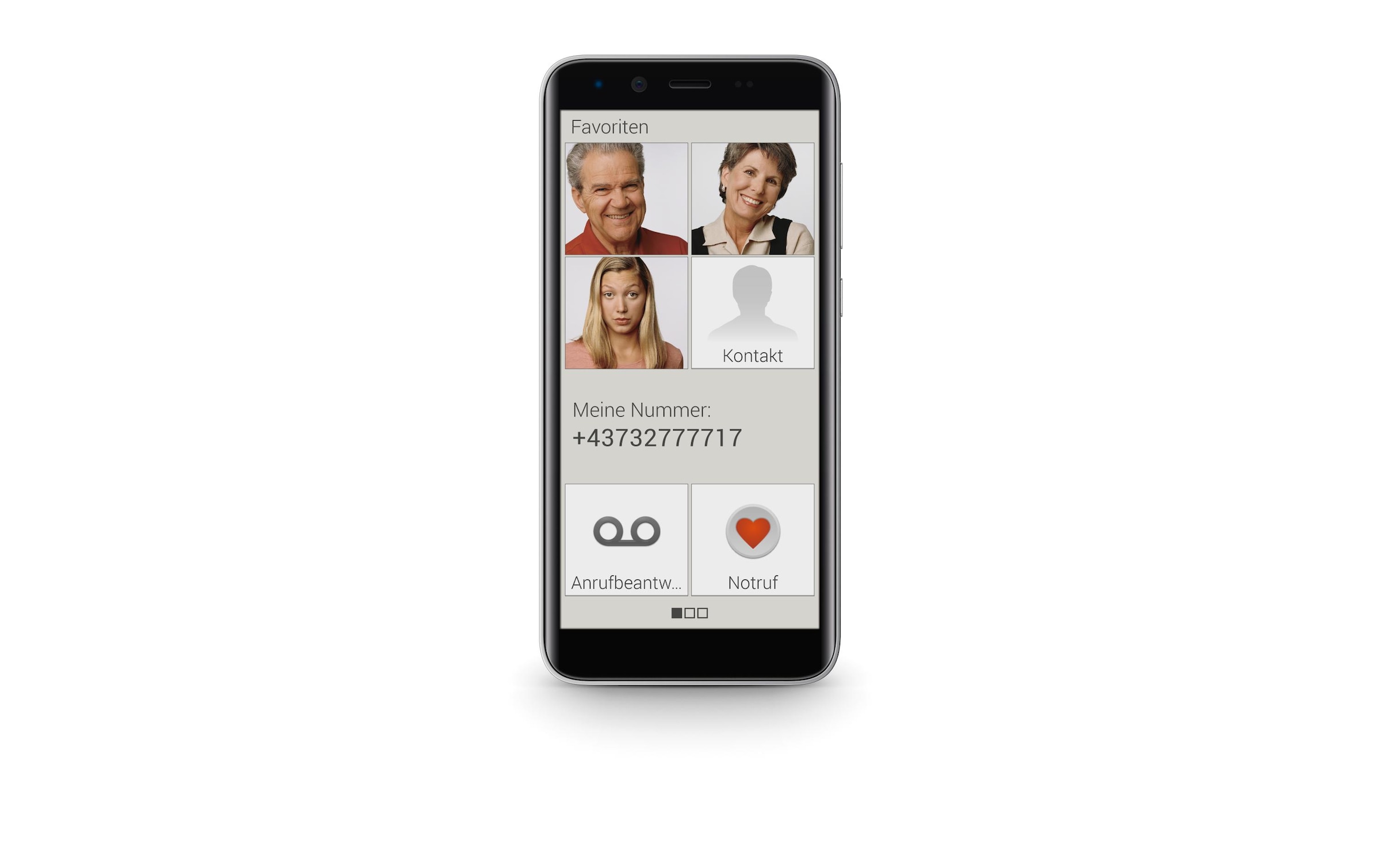 Emporia Smartphone »Smart3 Mini«, schwarz