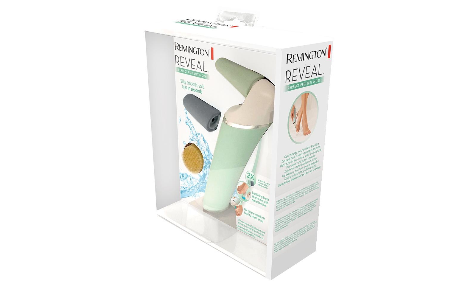 Remington Elektrischer Hornhautentferner »CR6000 Reveal Perfect Pedi Wet & Dry«, wasserfest