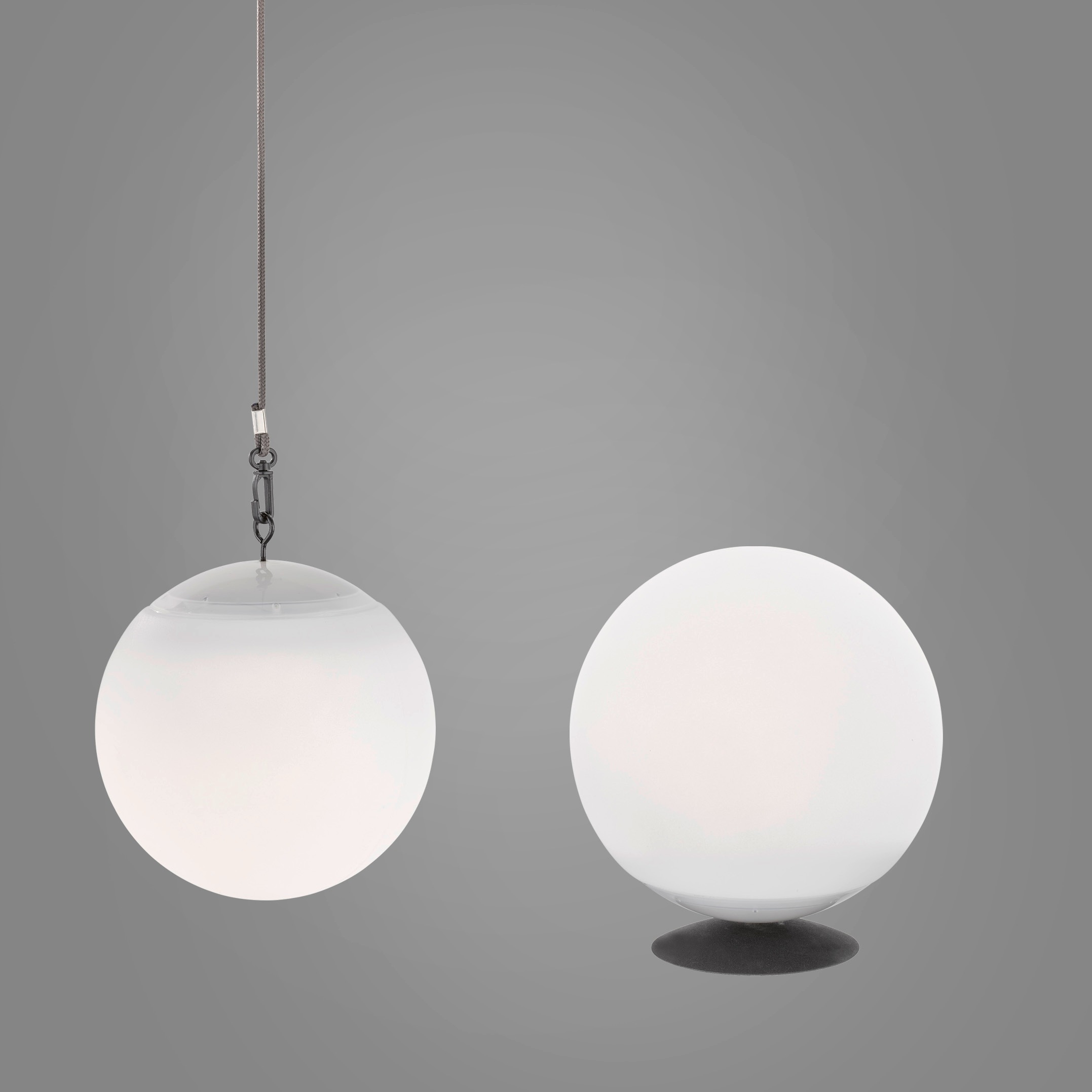 easy! BY FHL LED Aussen-Deckenleuchte »Twin«, 1 flammig, Leuchtmittel LED-Modul | LED fest integriert, kann auch über das mitgelieferte USB Kabel geladen werden