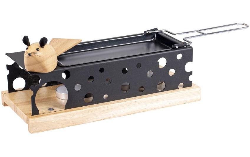 Kadastar Raclette »Mouse Schwarz«, Holzart: Bambus (China)
