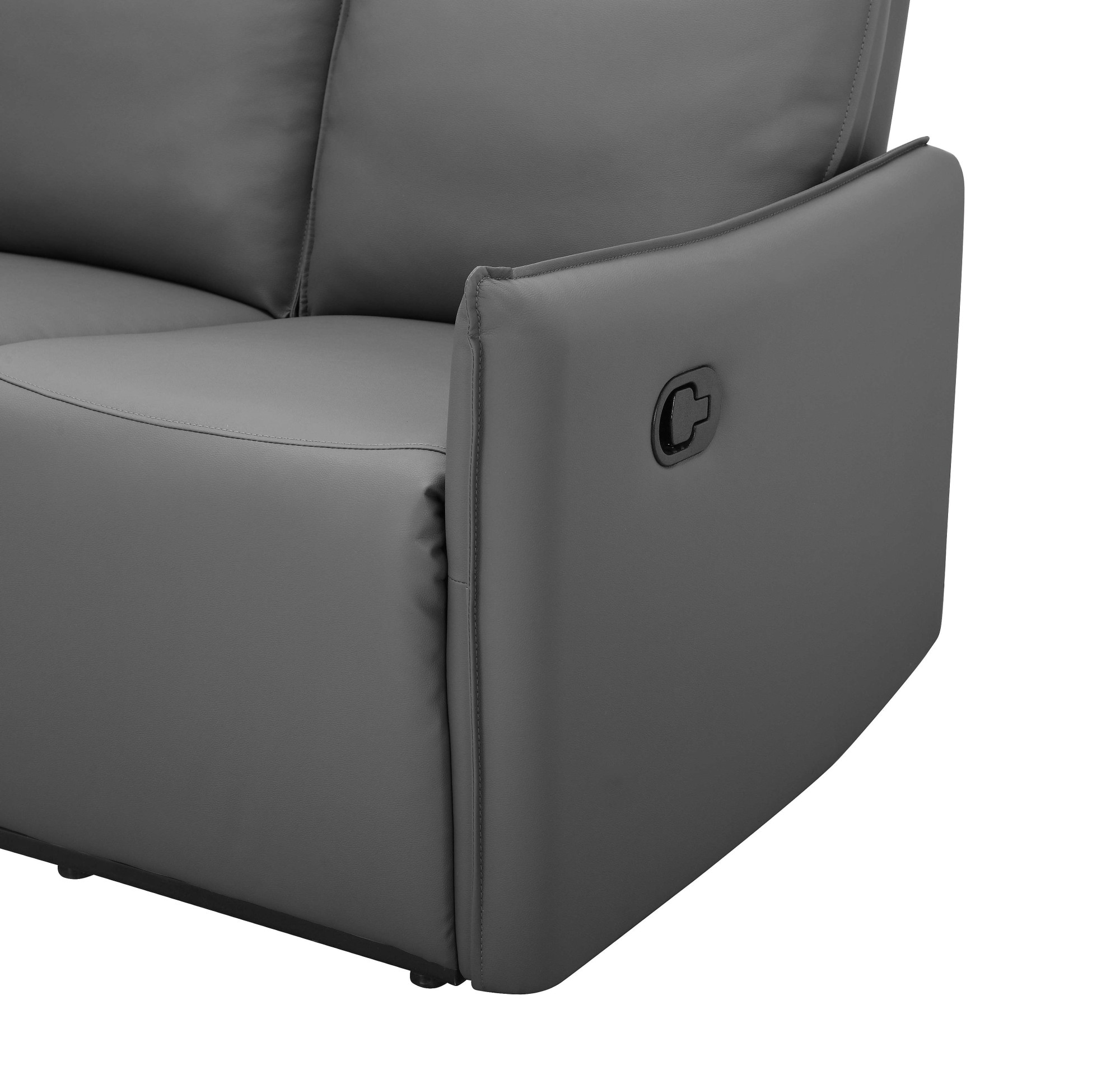 Dorel Home 3-Sitzer »Lugo, Kinosofa mit Reclinerfunktion in Kunstleder und Webstoff«, mit manueller Relaxfunktion in 2 Sitzen