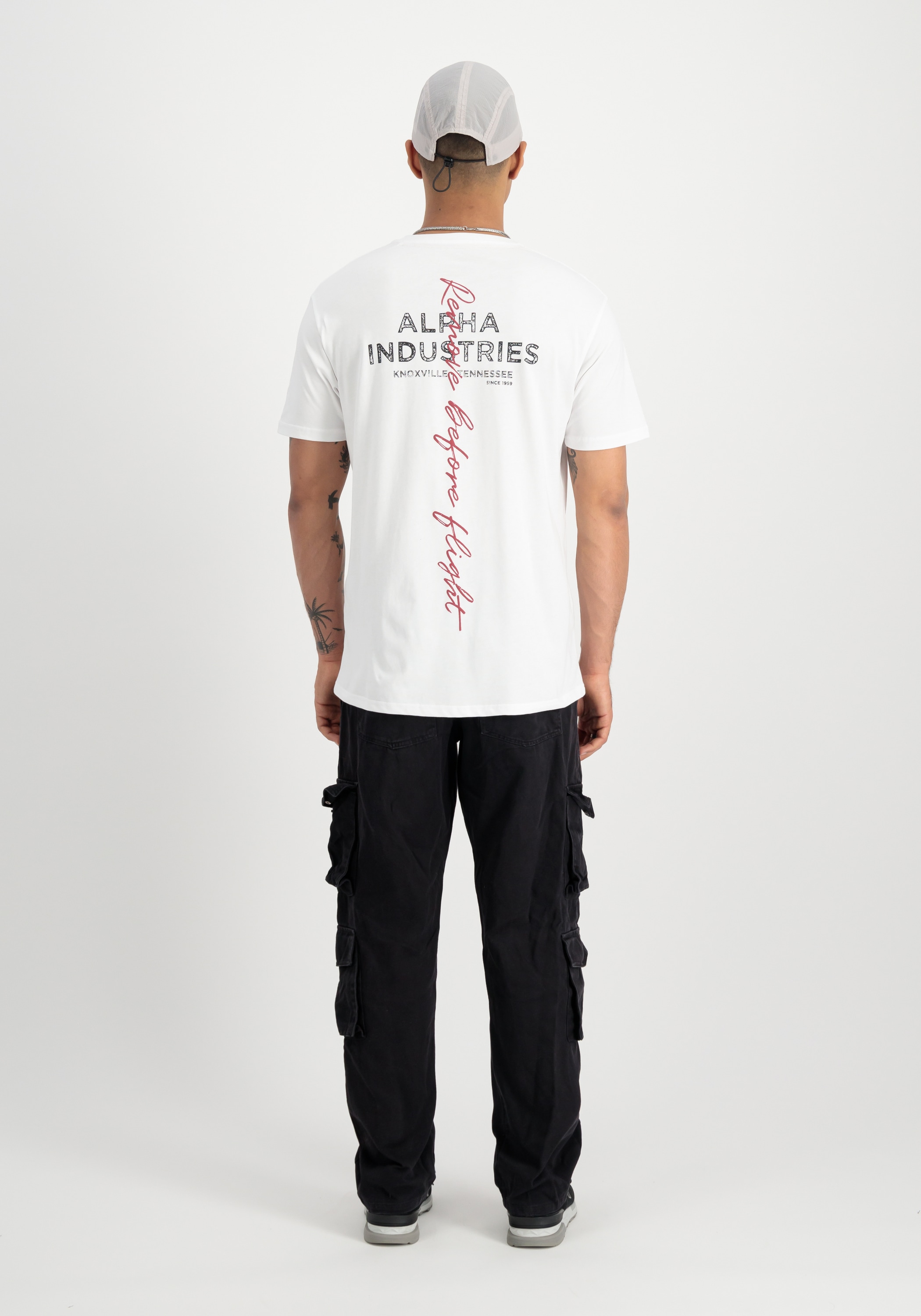 Alpha Industries T-Shirt »Alpha Industries Men - T-Shirts Signature Back Print T«