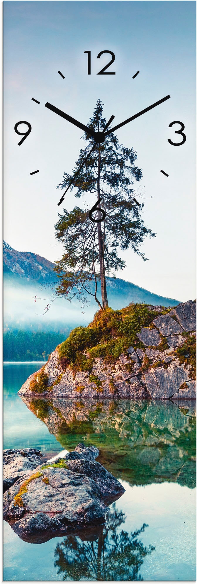 Artland Wanduhr »Glasuhr Herbstszene des Hintersee vor Alpen«, wahlweise  mit Quarz- oder Funkuhrwerk, lautlos ohne Tickgeräusche online kaufen |  Jelmoli-Versand