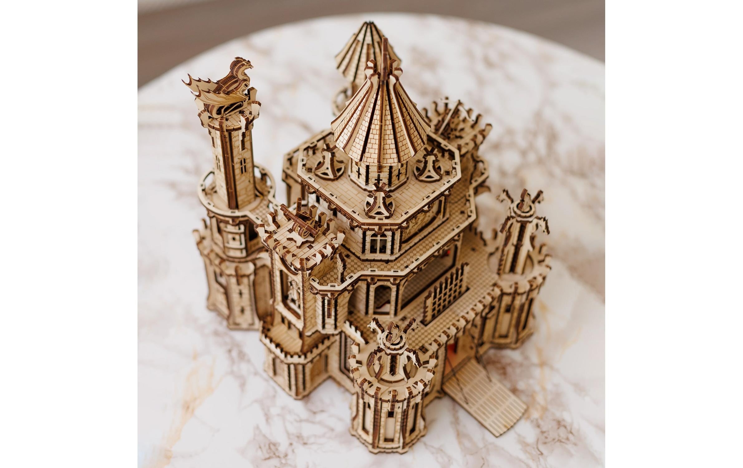 Spielbausteine »WoodTrick Drachenburg«, (978 St.)