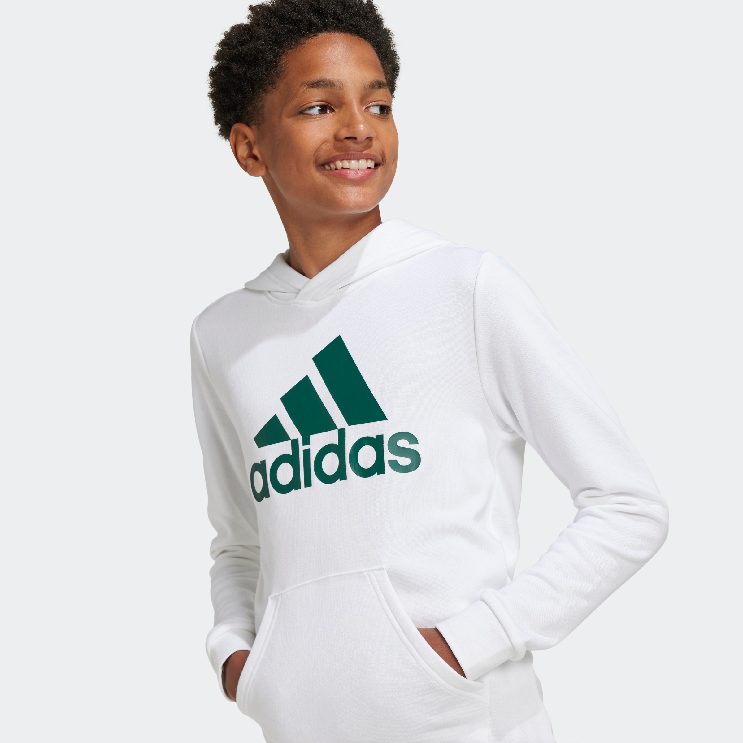adidas Sportswear Kapuzensweatshirt »BIG LOGO ESSENTIALS COTTON HOODIE«