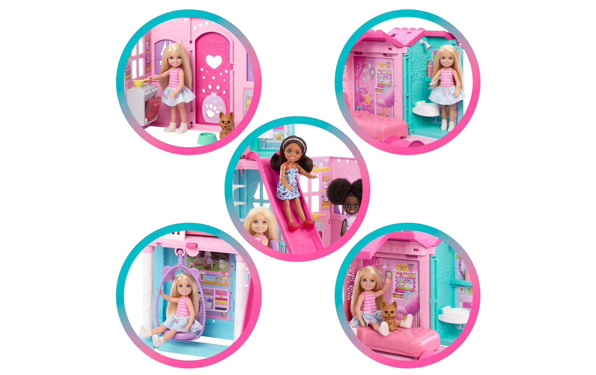 Barbie Anziehpuppe »Chelsea Pop-Up House«