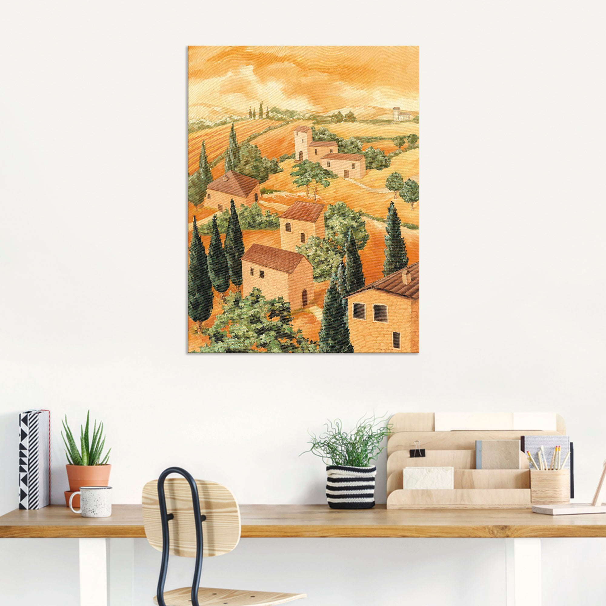 Artland Wandbild »Landschaft Italien«, Europa, (1 St.), als Alubild, Outdoorbild, Leinwandbild, Poster in verschied. Grössen