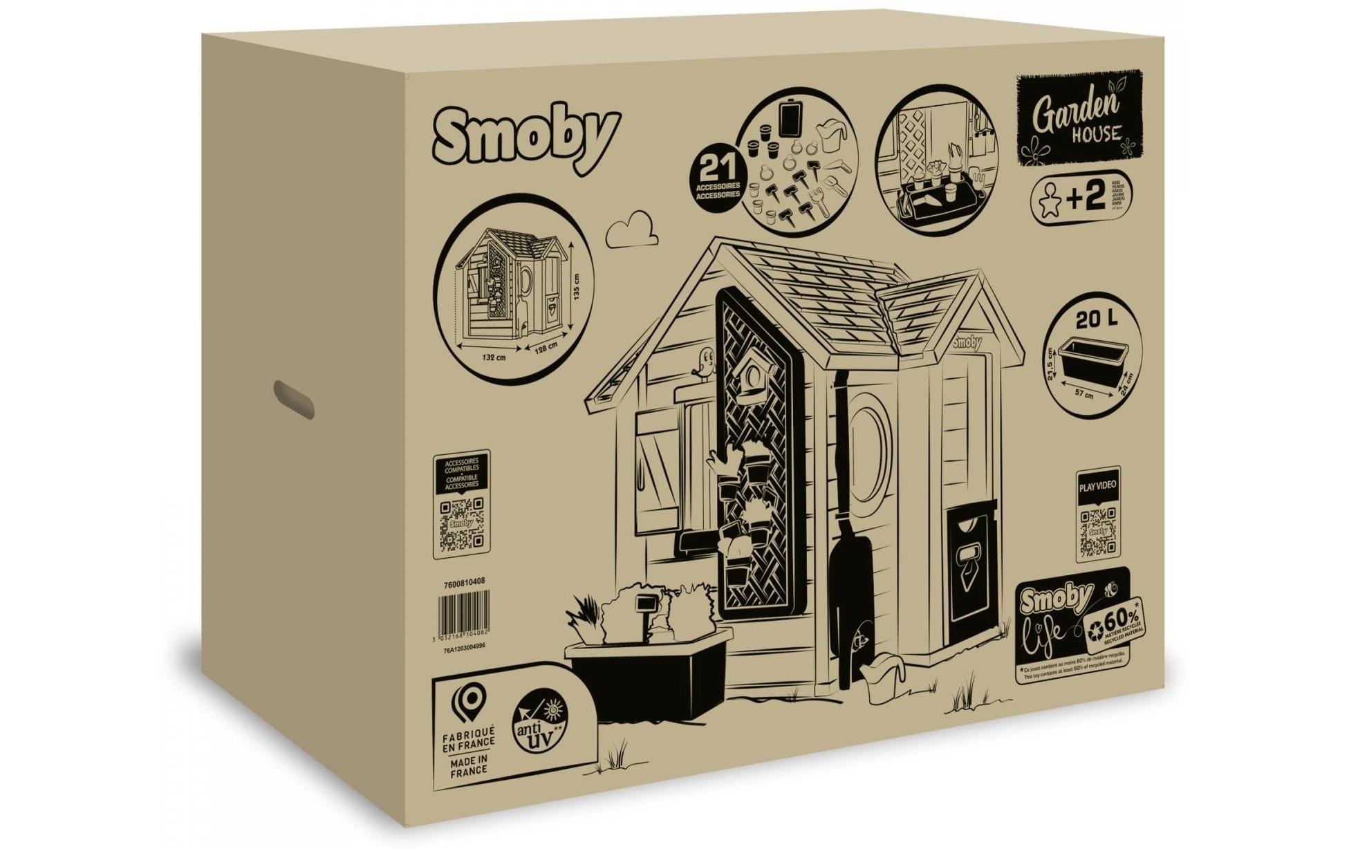 Smoby Spielhaus »Life Garten«