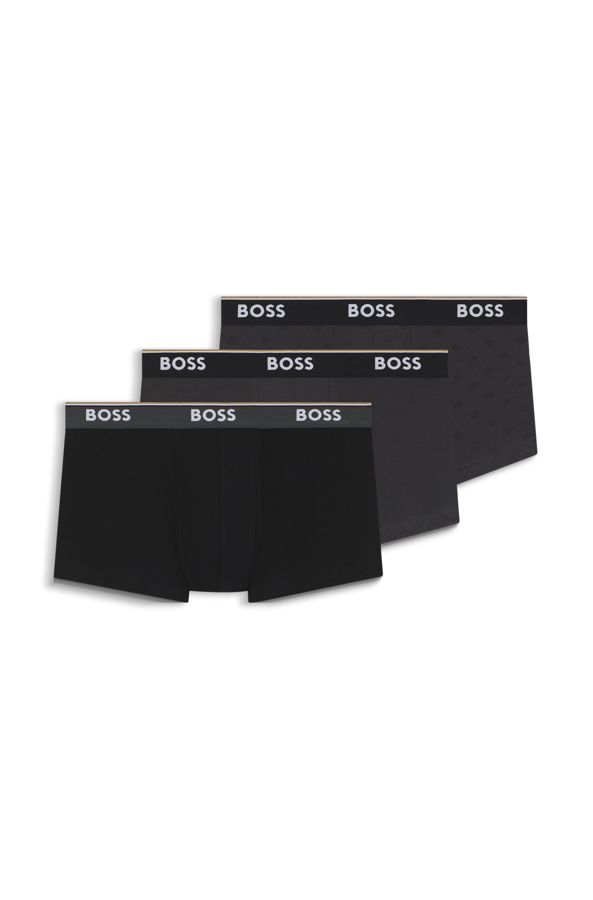 BOSS Trunk »Trunk 3P Power Desig« Packung, 3er, 3 Stk. mit BOSS Schriftzug