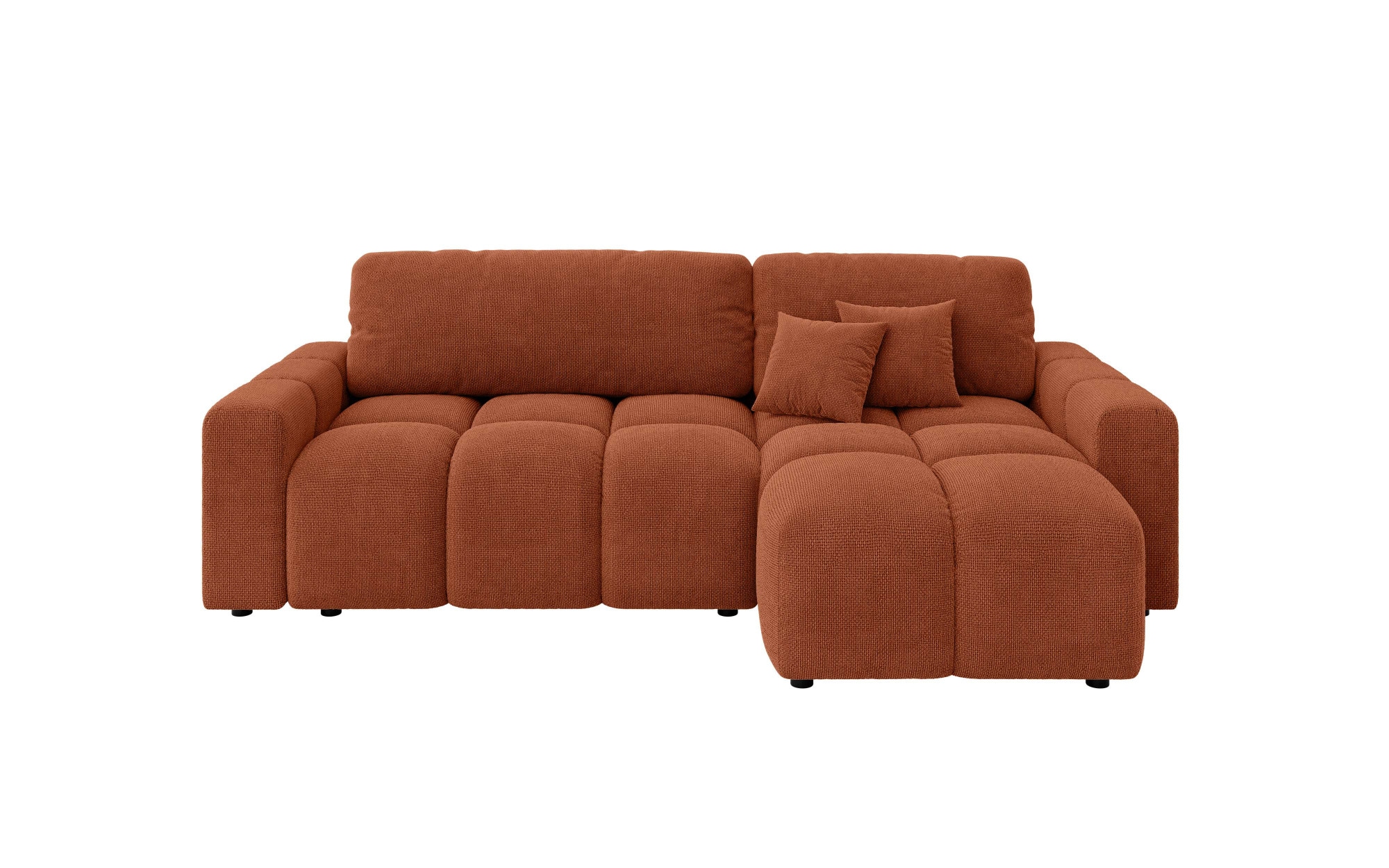 INOSIGN Ecksofa »FELICI, Schlafsofa 233cm, L-Form mit Recamiere beidseitig montierbar«, Designsofa mit Bettfunktion und Bettkasten, Masse B/T/H: 233/142/88 cm