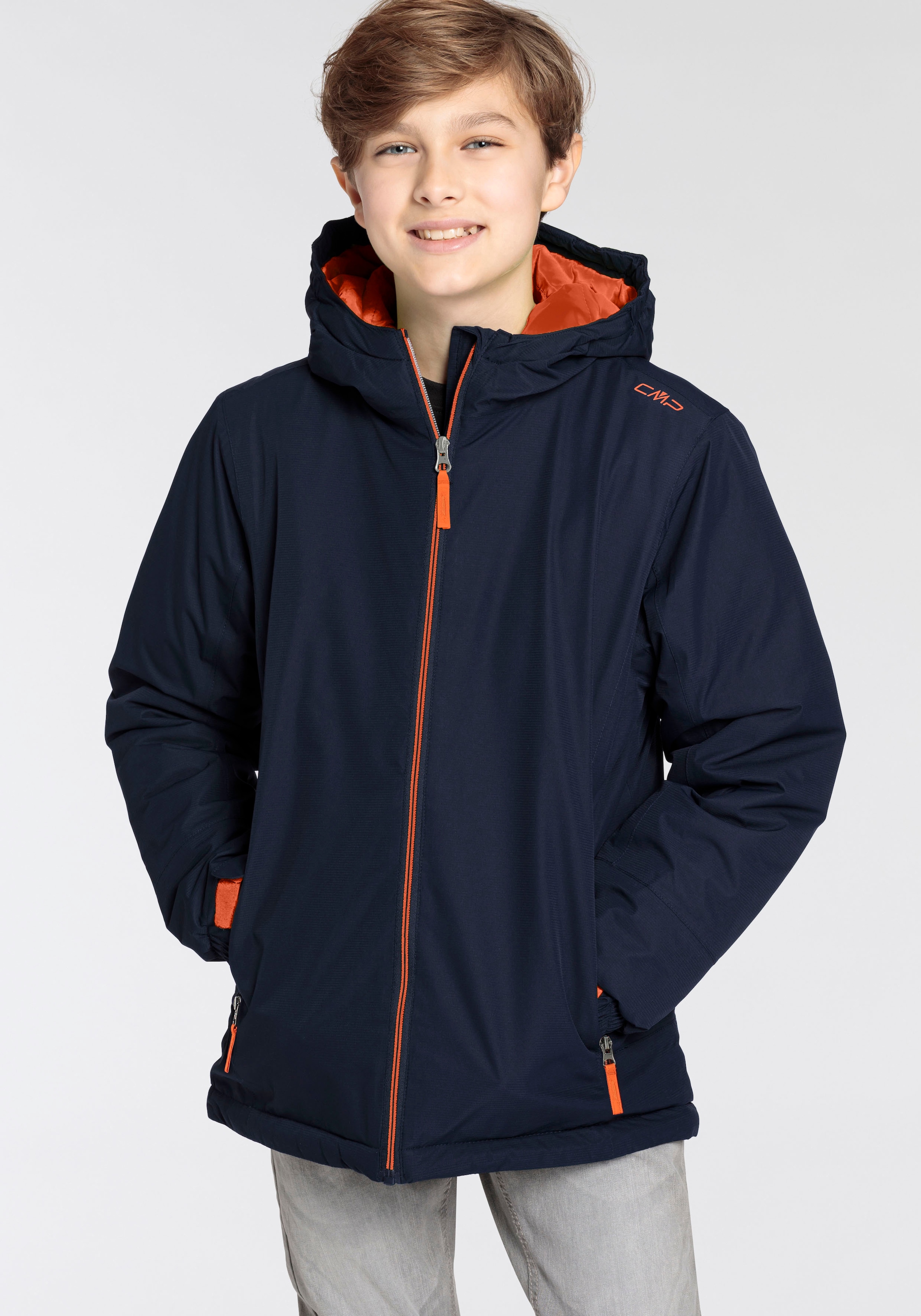 CMP Winterjacke, (1 St.), mit Kapuze