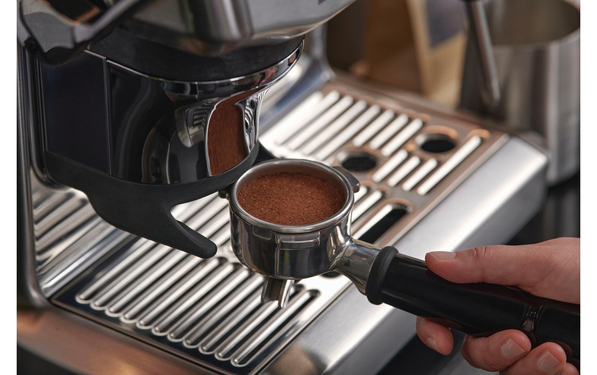 Sage Siebträgermaschine »Barista Impress Stain.steel«