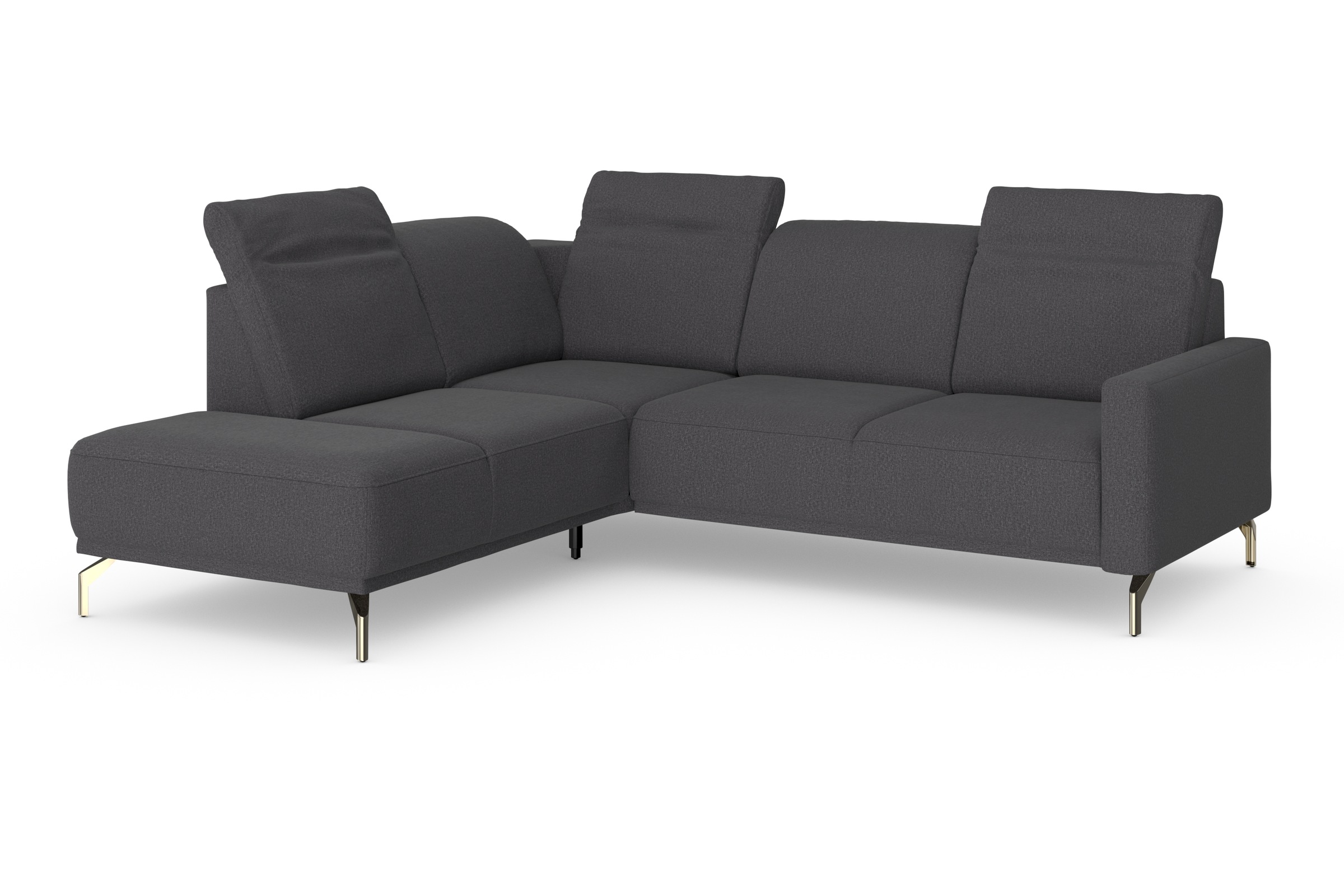 sit&more Ecksofa »Bailando L-Form«, wahlweise mit Kopfteilverstellung und Vorziehsitz, motorisch