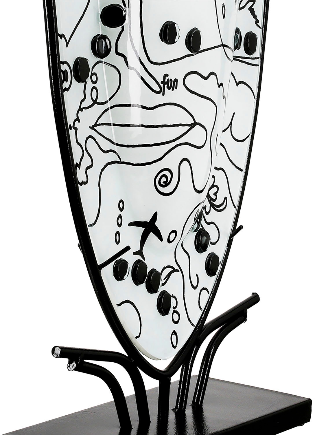 Casablanca by Gilde Bodenvase »Vase Modern Art weiss H.49 cm«, (1 St.)