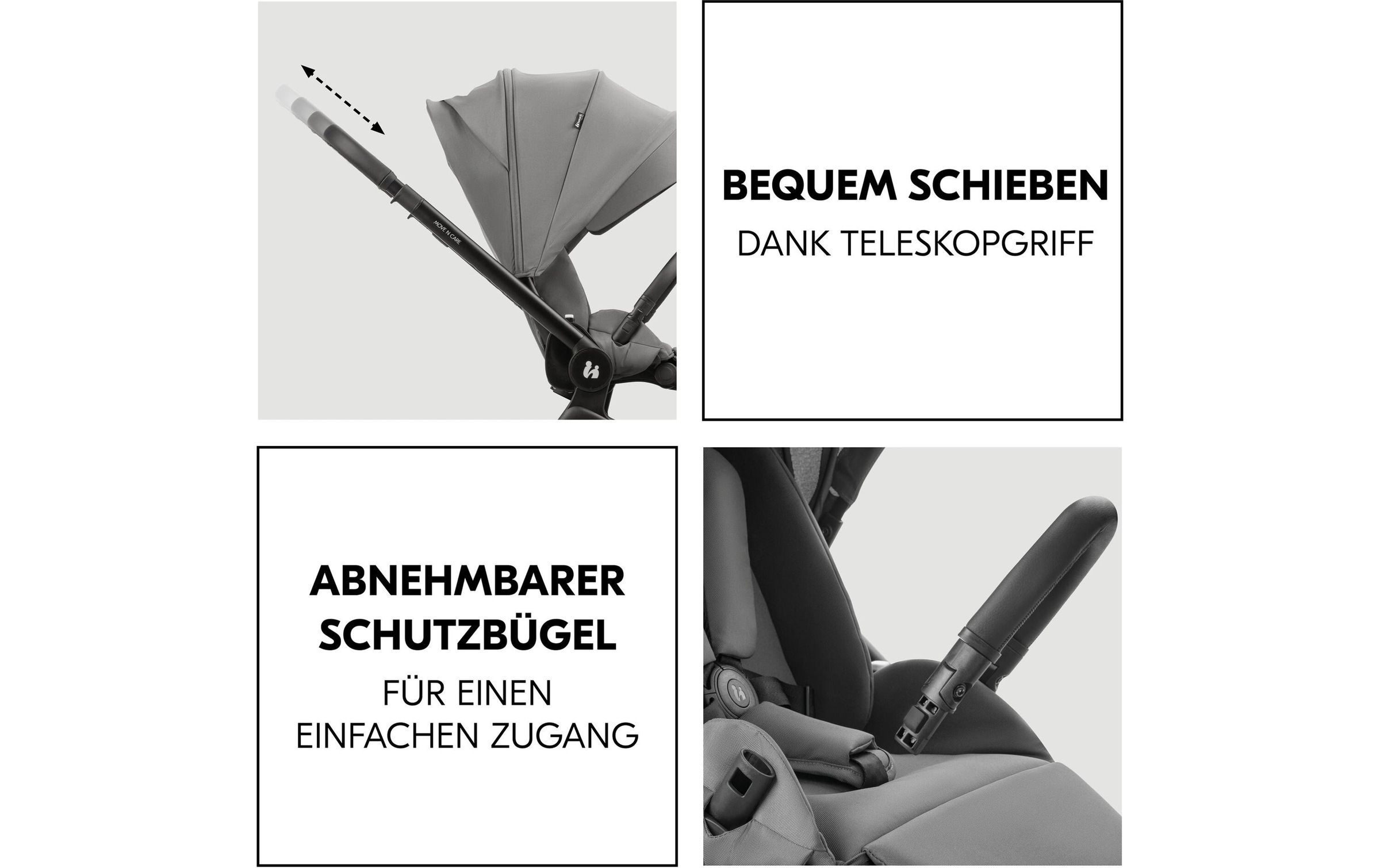 Hauck Kombi-Kinderwagen »Move N Care Set«, 22 kg