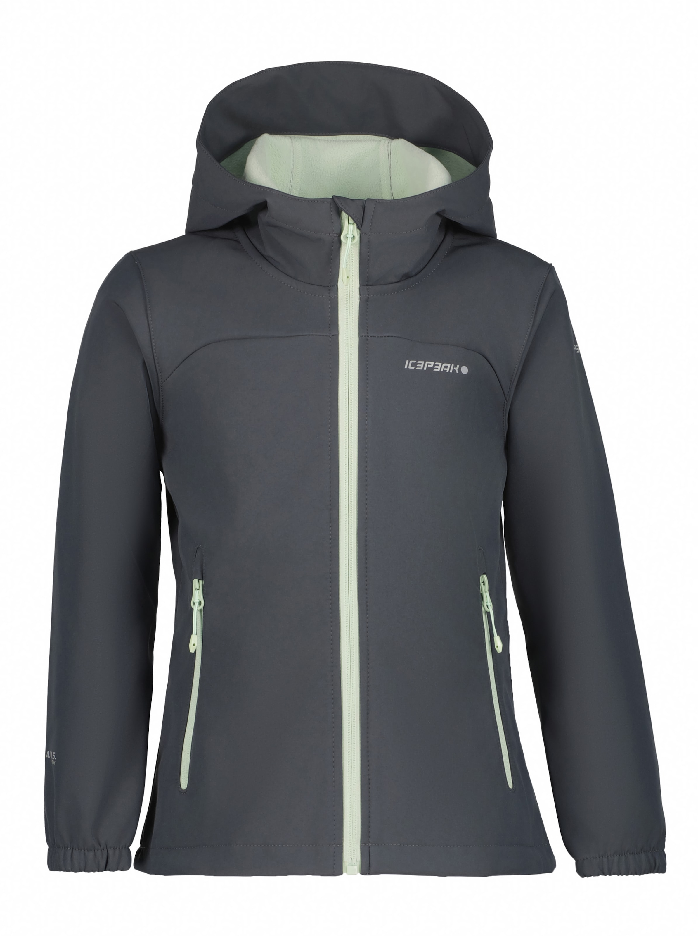 Icepeak Softshelljacke »SOFTSHELLJACKE KULM - für Kinder«, mit Kapuze