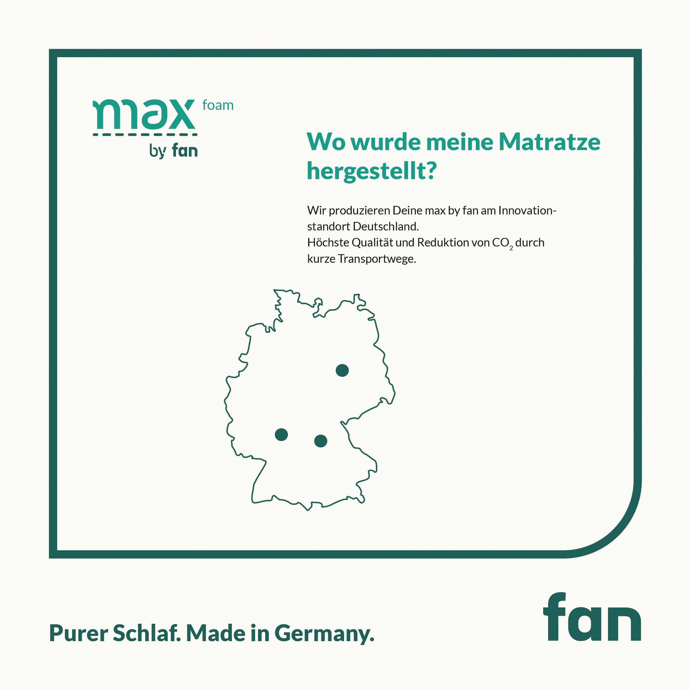 fan Komfortschaummatratze »max foam by fan, 5 Zonen Matratze 90x200 cm, 140x200 & weitere Grössen«, 18 cm hoch, Raumgewicht: 30 kg/m³, (1 St.), Matratze flexibel bis 140 kg, ergonomisch, atmungsaktiv