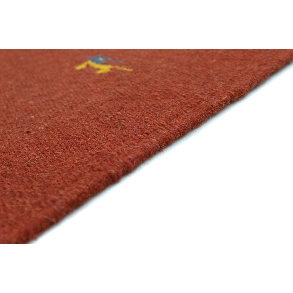 morgenland Wollteppich »Kelim Teppich handgewebt rost«, rechteckig