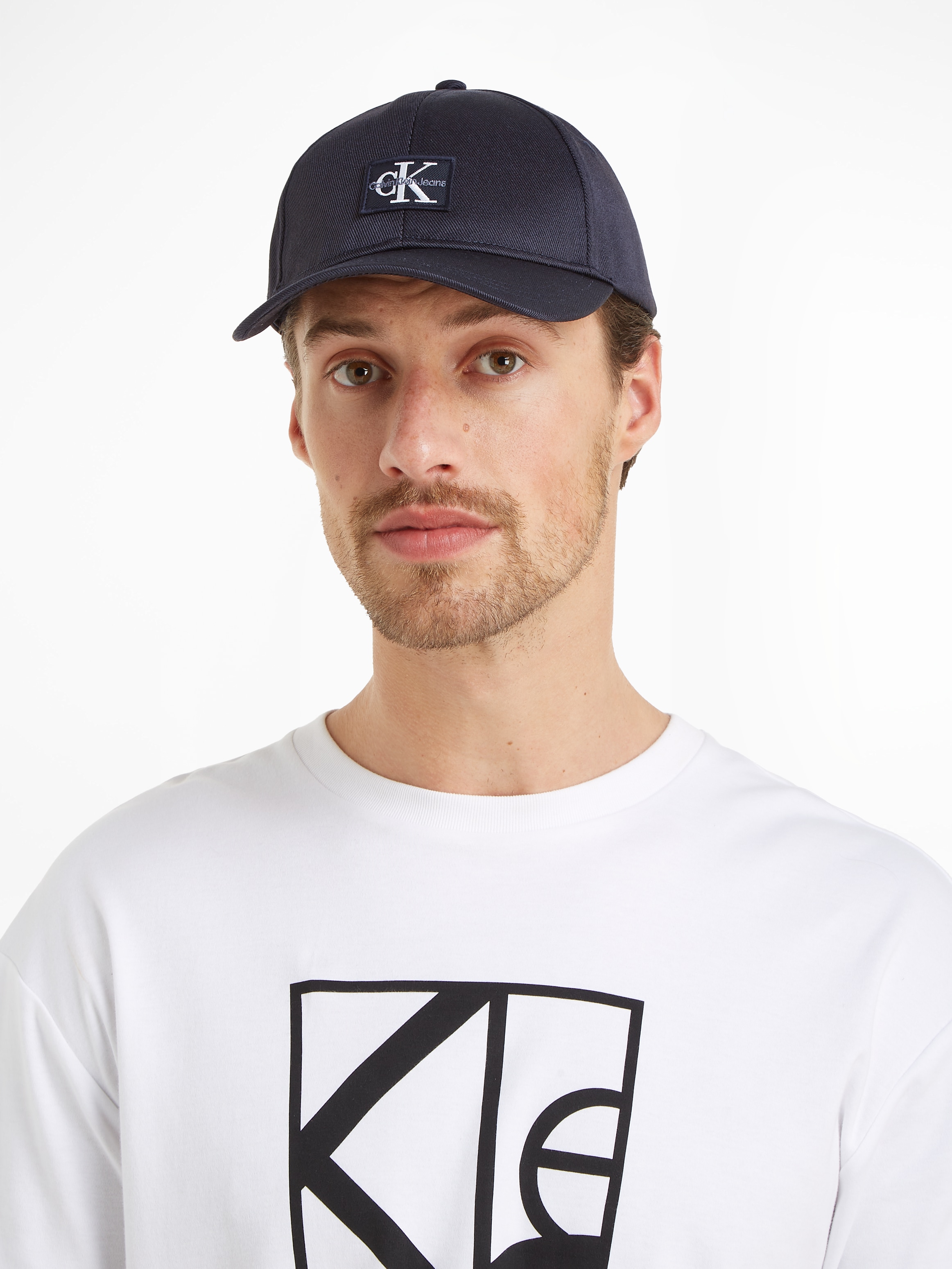 Calvin Klein Jeans Baseball Cap »MONO LOGO PATCH CAP«, mit Logostickerei