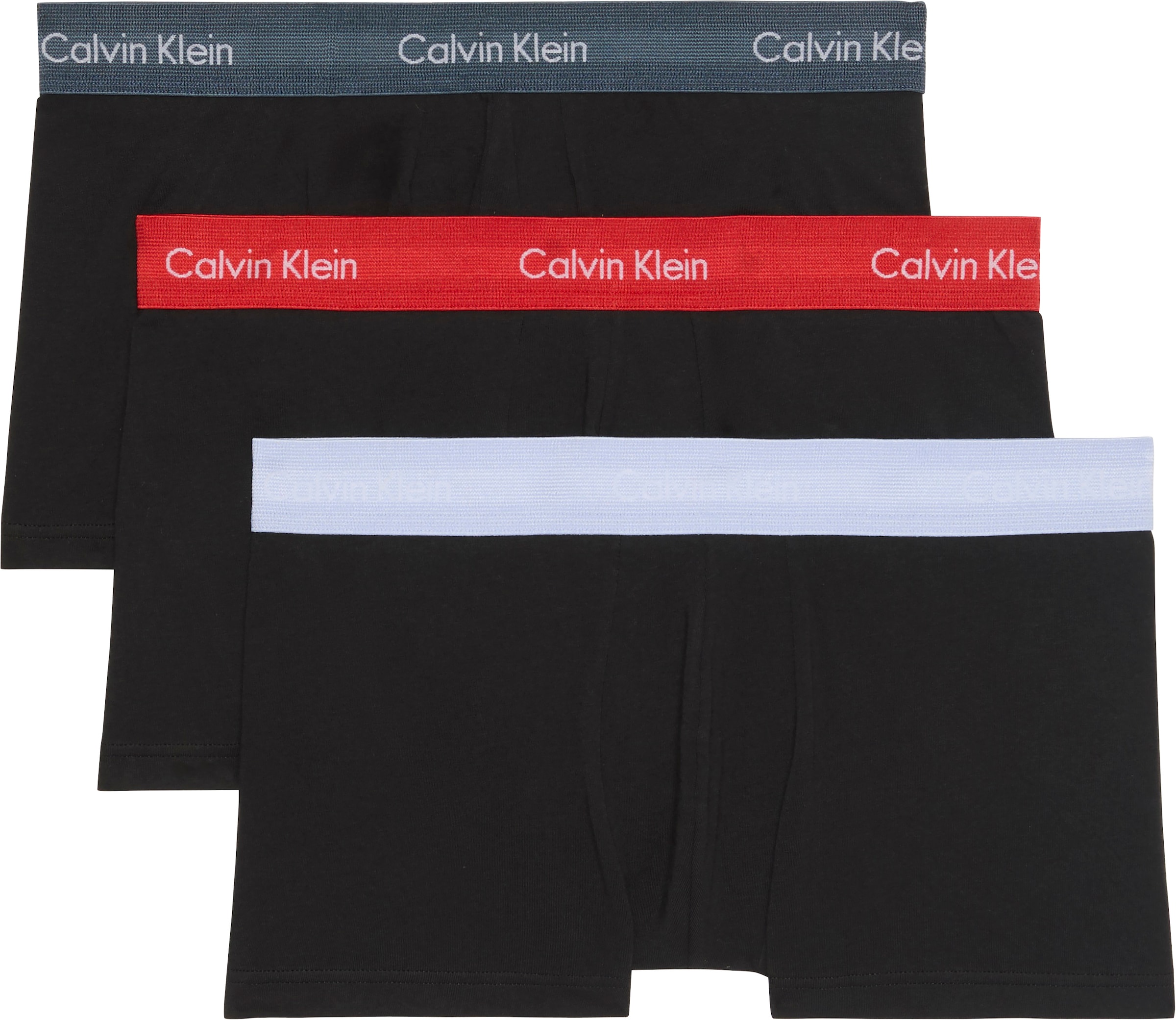 Calvin Klein Underwear Trunk »LOW RISE TRUNK 3PK« Packung, 3er-Pack, 3 Stk. mit Logoschriftzügen