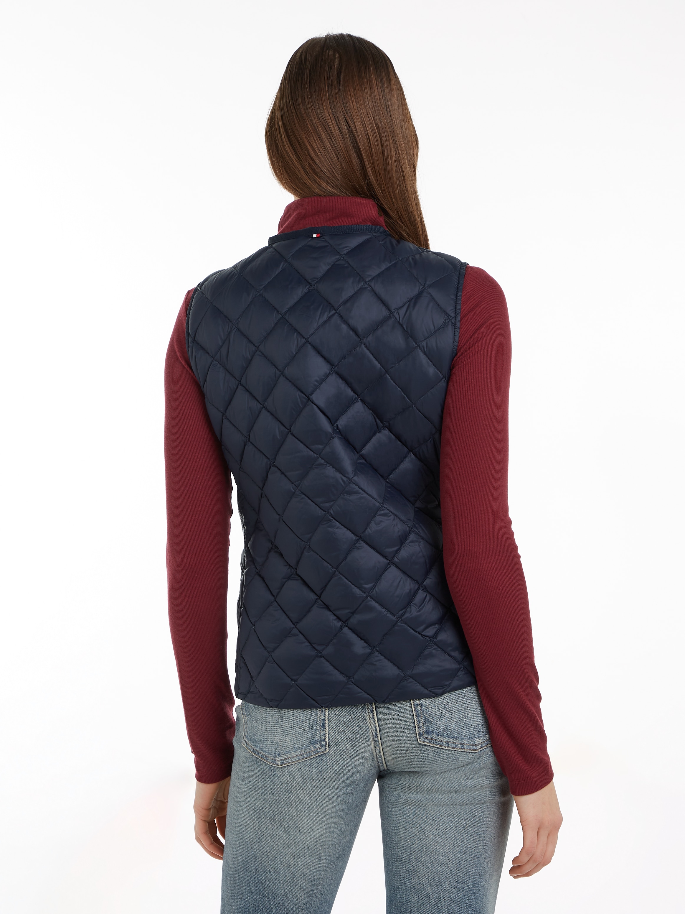 Tommy Hilfiger Steppweste, mit Logostickerei