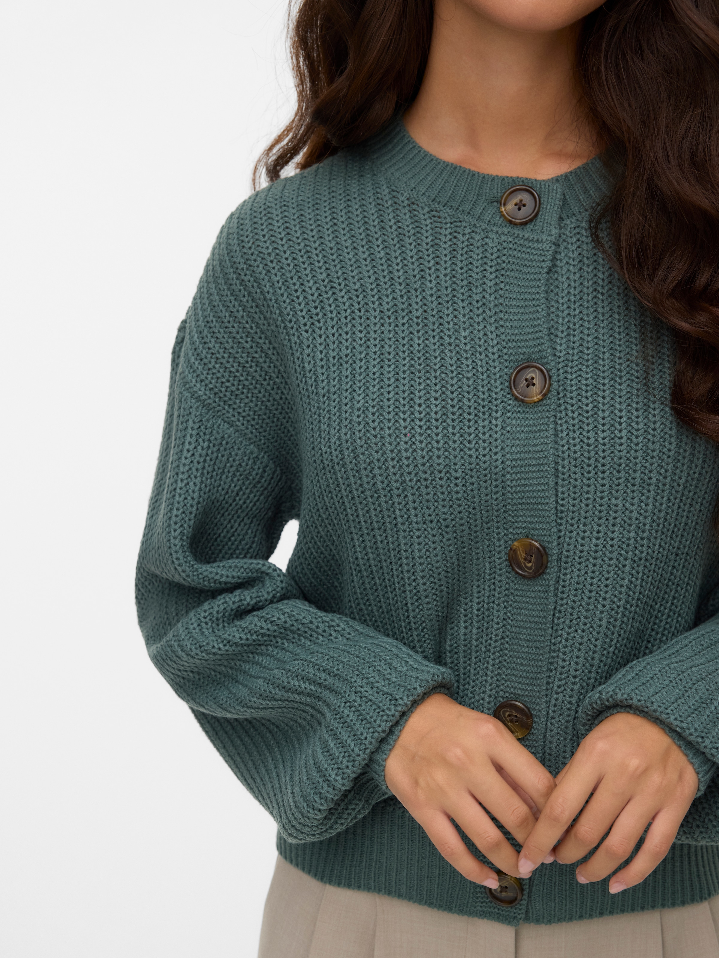 Vero Moda Strickjacke »VMLEA LS O-NECK CARDIGAN NOOS«
