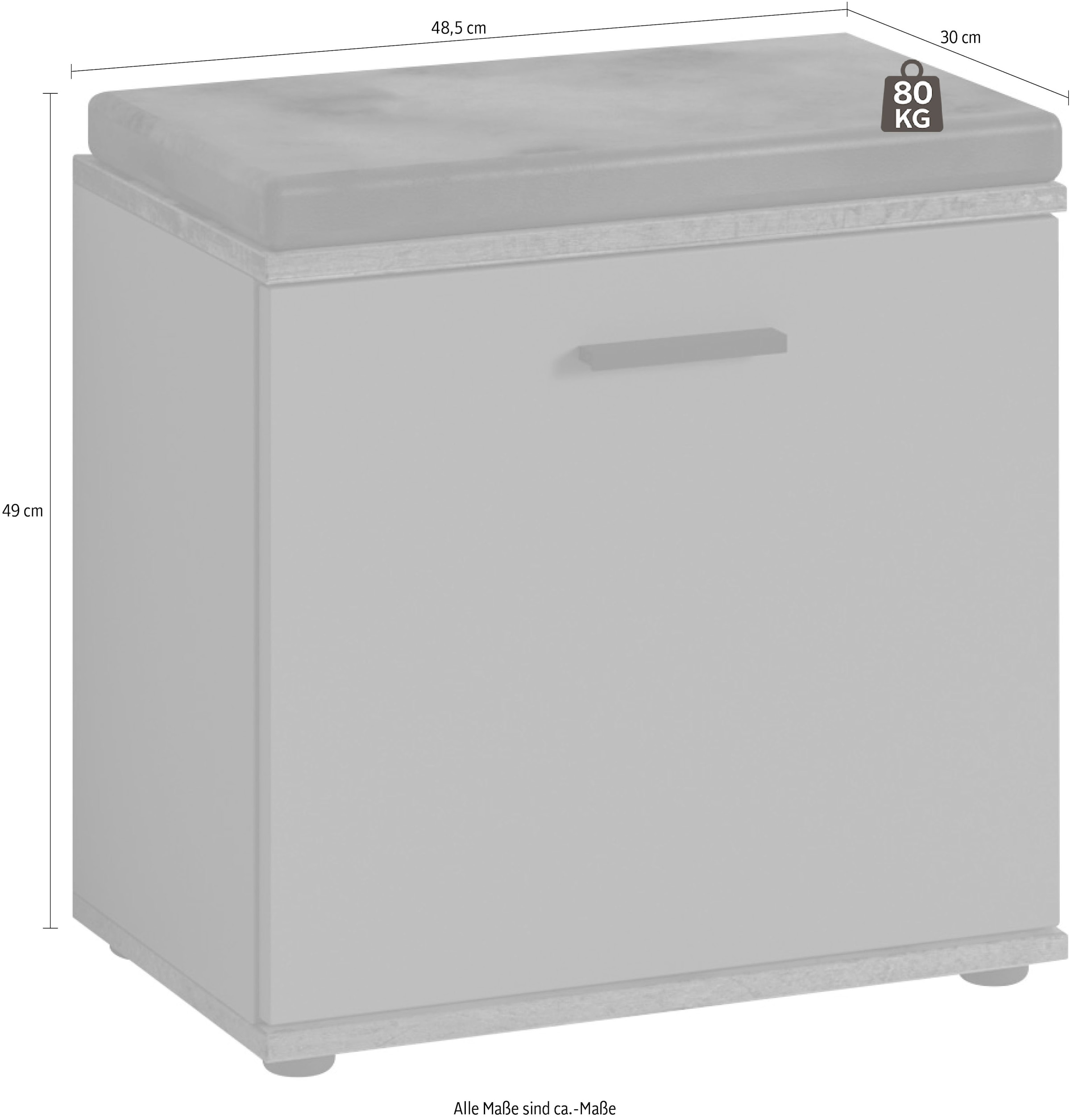 INOSIGN Sitzbank »Jakob«, Breite 48,5 cm