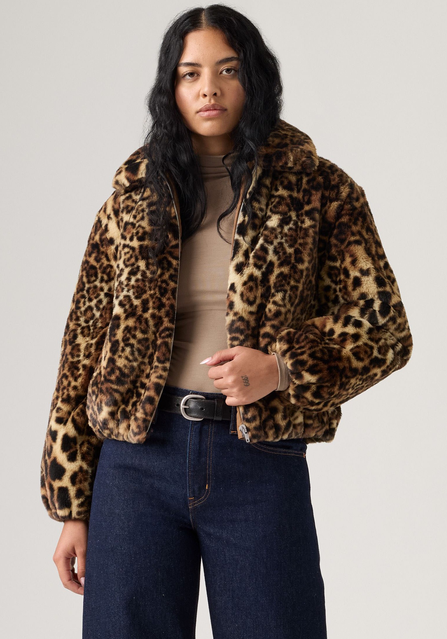 Levi's® Blouson »ELLE SHERPA LEOPA« Animal- Look