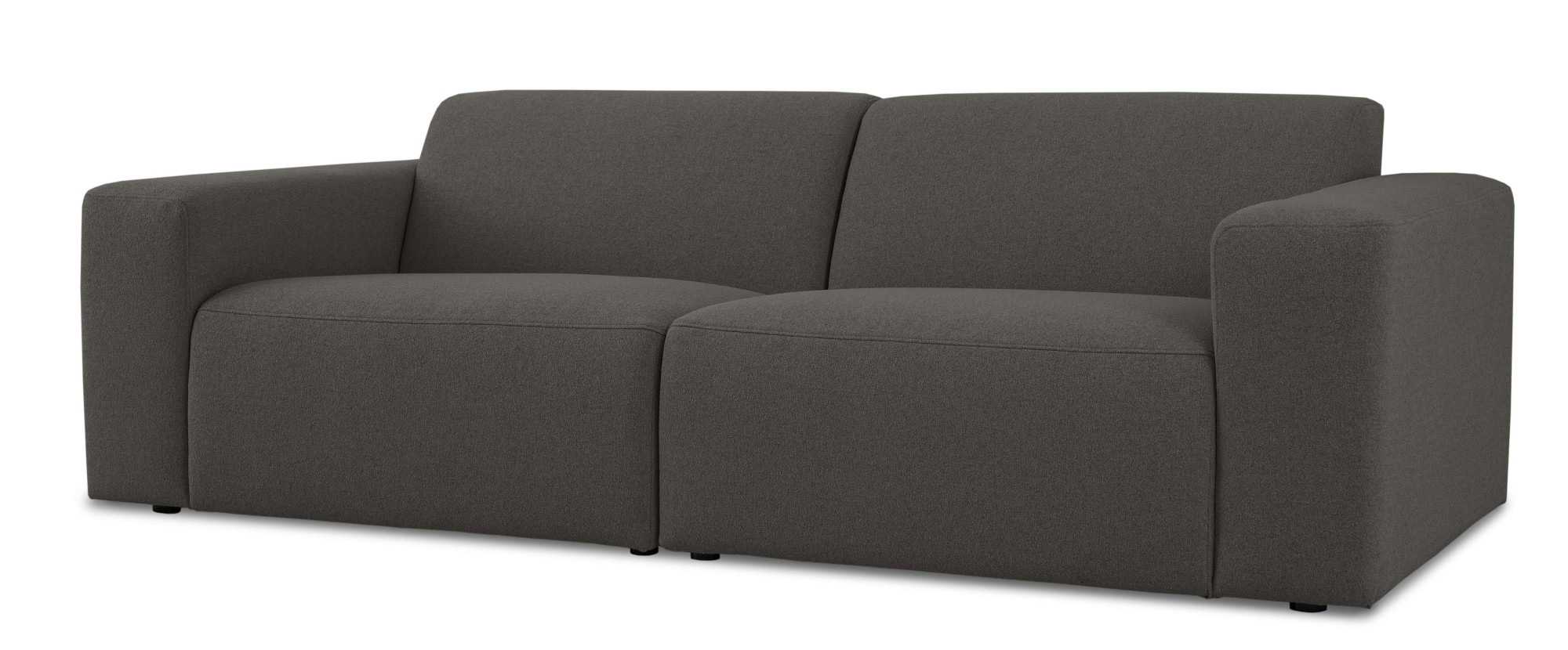 INOSIGN 3-Sitzer »Koa, 228 cm, Modulsofa in Webstoff, Cord, Struktur«, Designsofa, weicher Lounge-Sitzkomfort, Welleunterfederung, bodentief