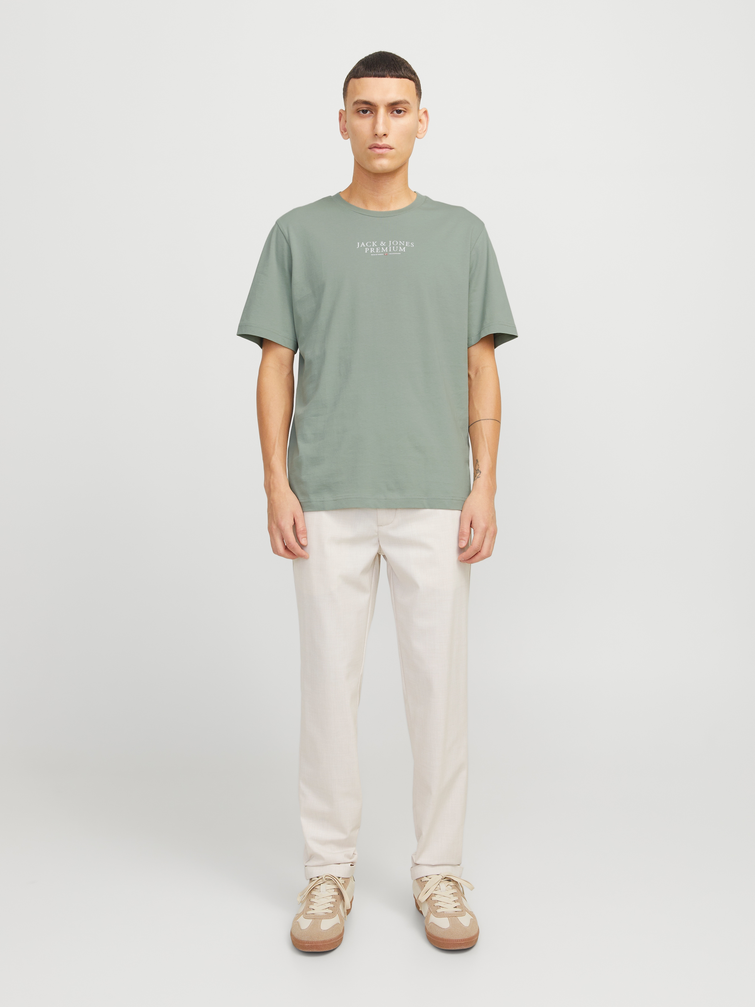 Jack & Jones Rundhalsshirt »JPRBLUARCHIE TEE CREW NECK«