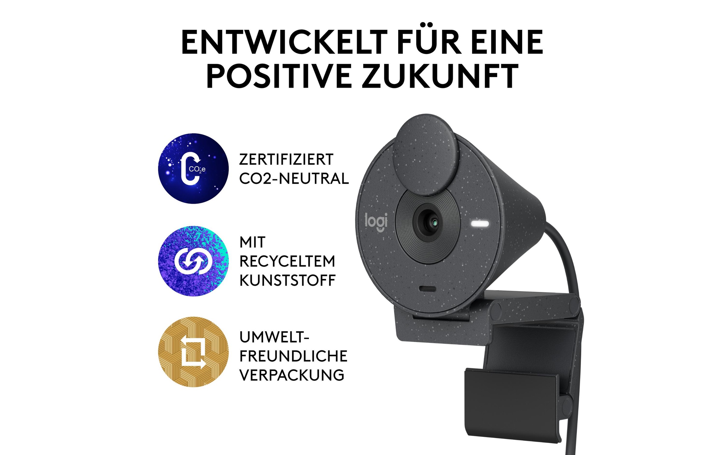 Webcam »Brio 300 graphite«