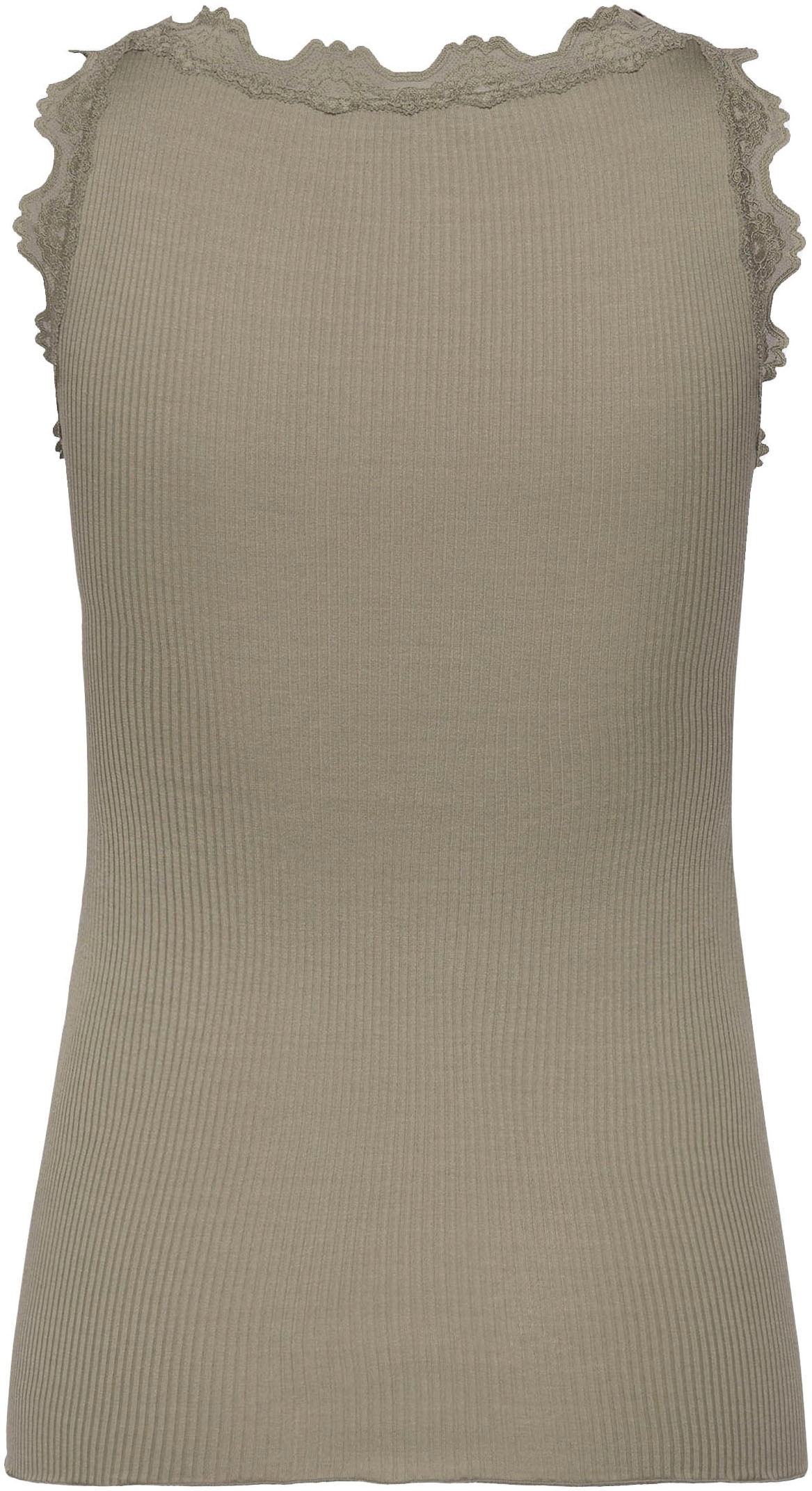 rosemunde Tanktop »Babette Silk Top«, wunderschöner Vintage-Spitzenbesatz an Ausschnitt und Trägern