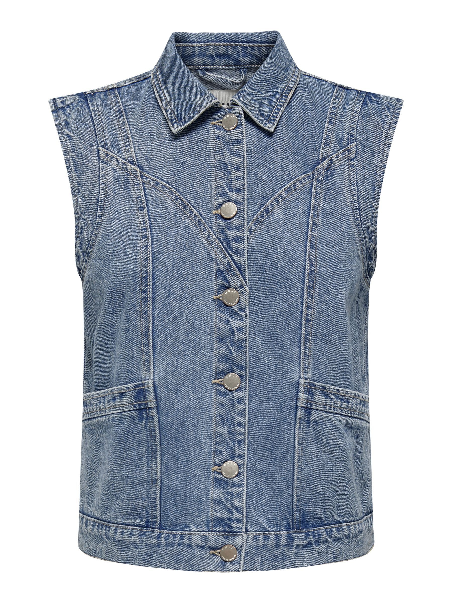 ONLY Jeansweste »ONLKENNEDY SL DNM WAISTCOAT BJ NOOS«