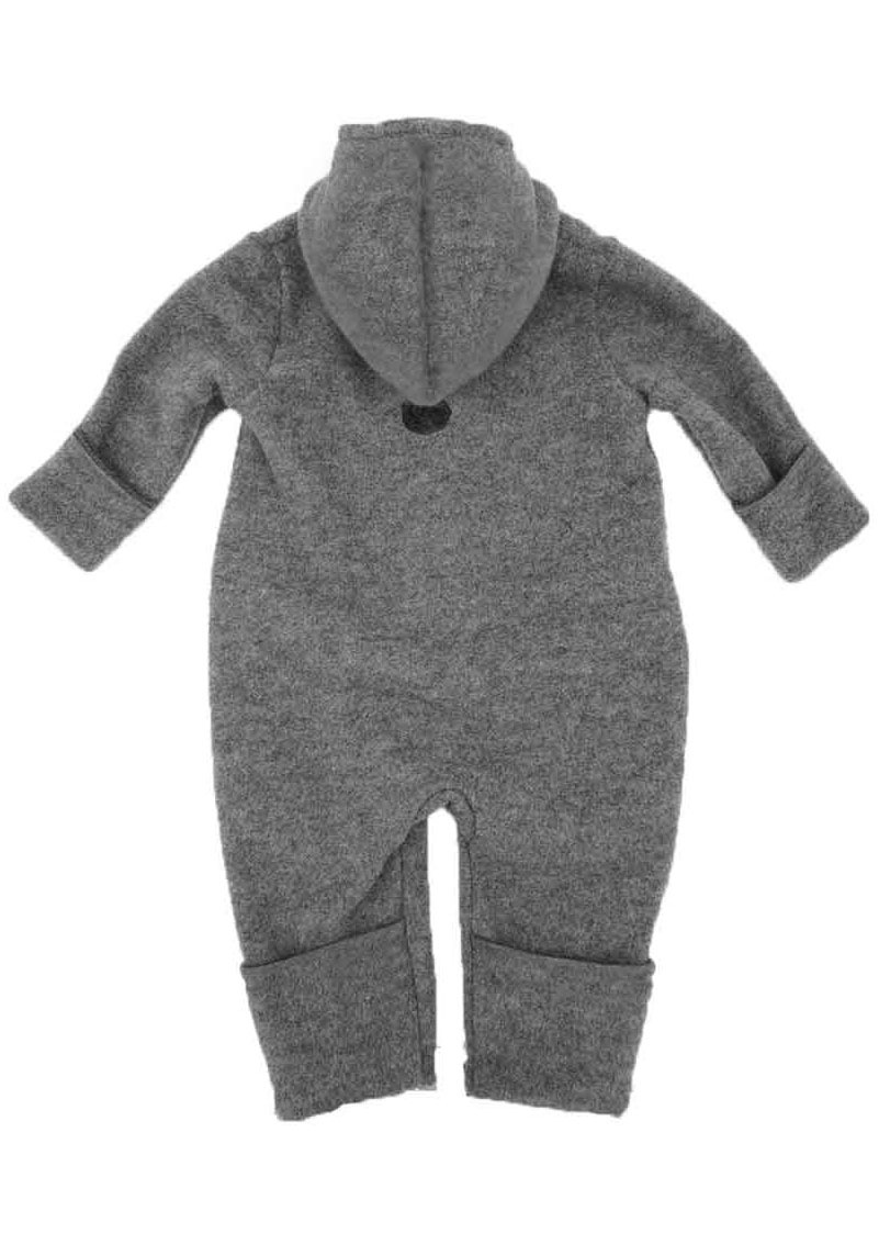 MAXIMO Fleeceoverall, mit Zipfelkapuze mit Pompon und Reissverschluss